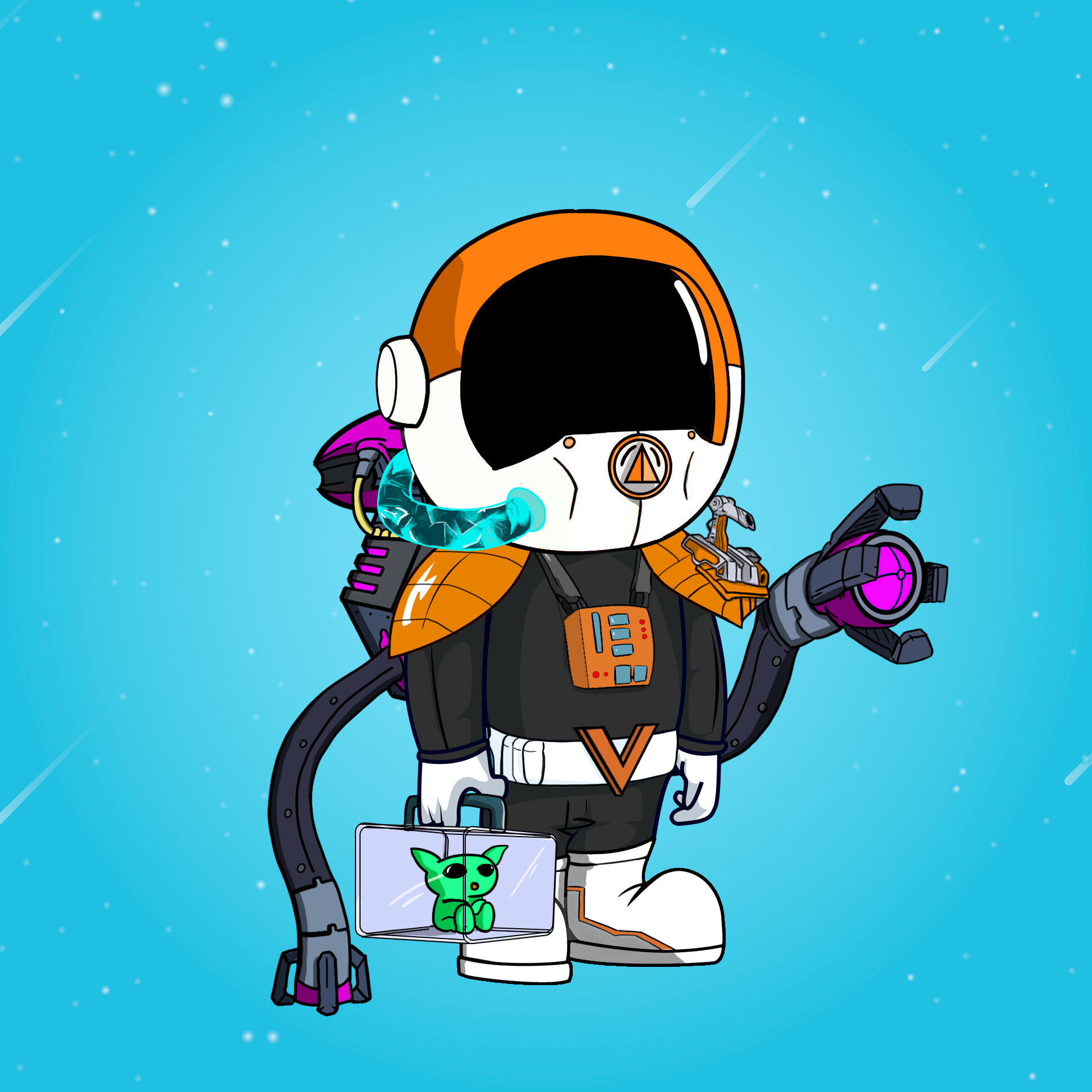 Galactic Astros #1266 NFT on Algorand