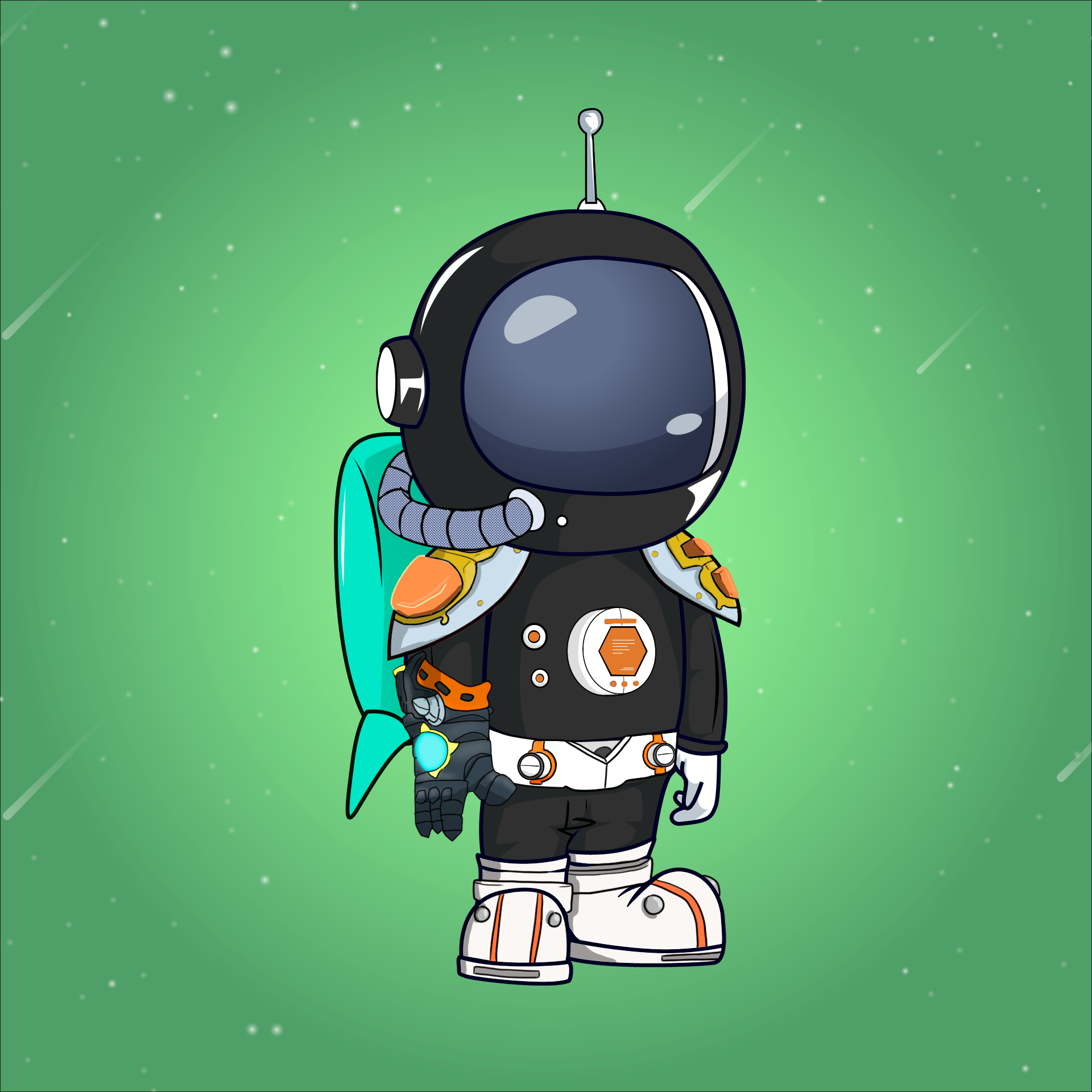 Galactic Astros #1296 NFT on Algorand