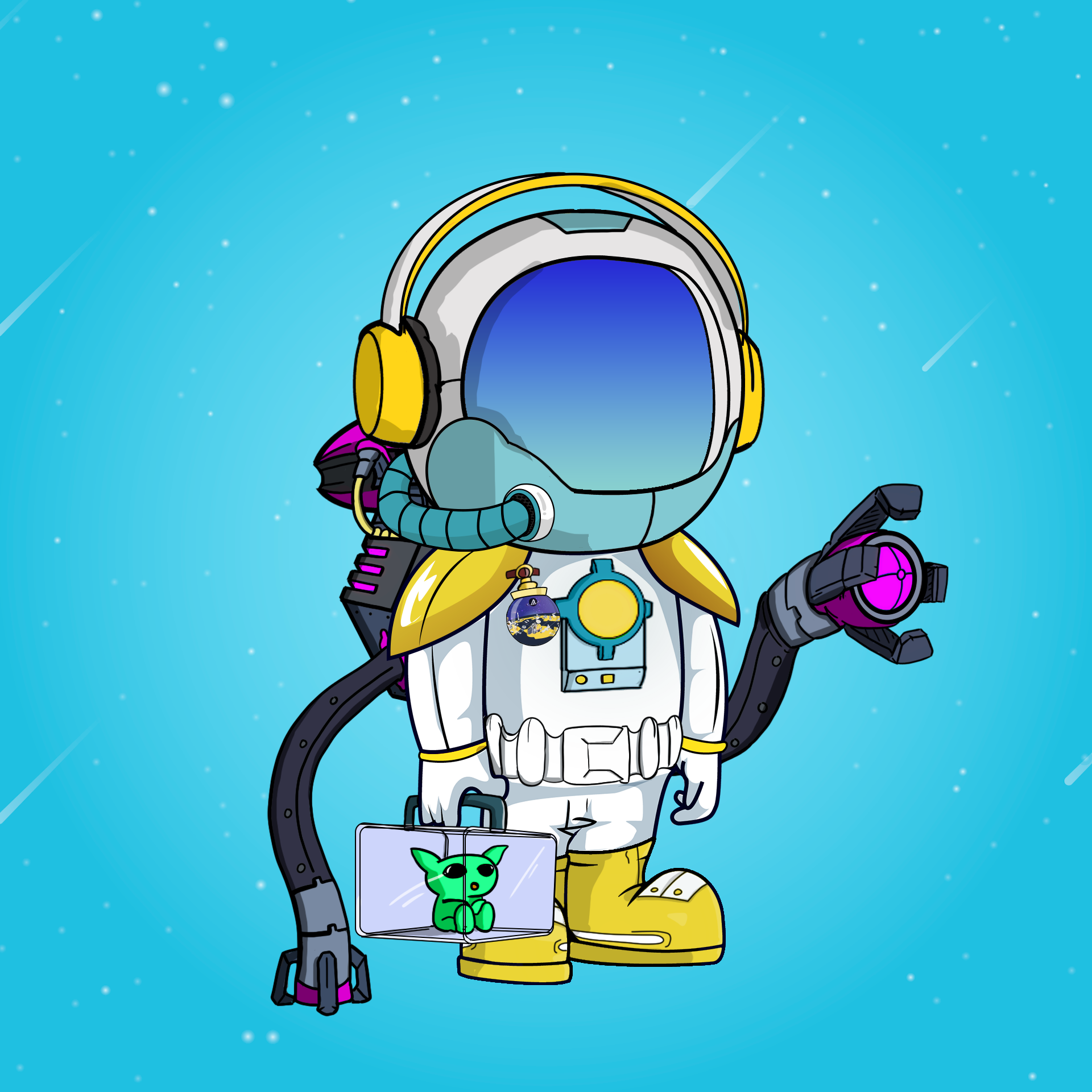 Galactic Astros #1348 NFT on Algorand