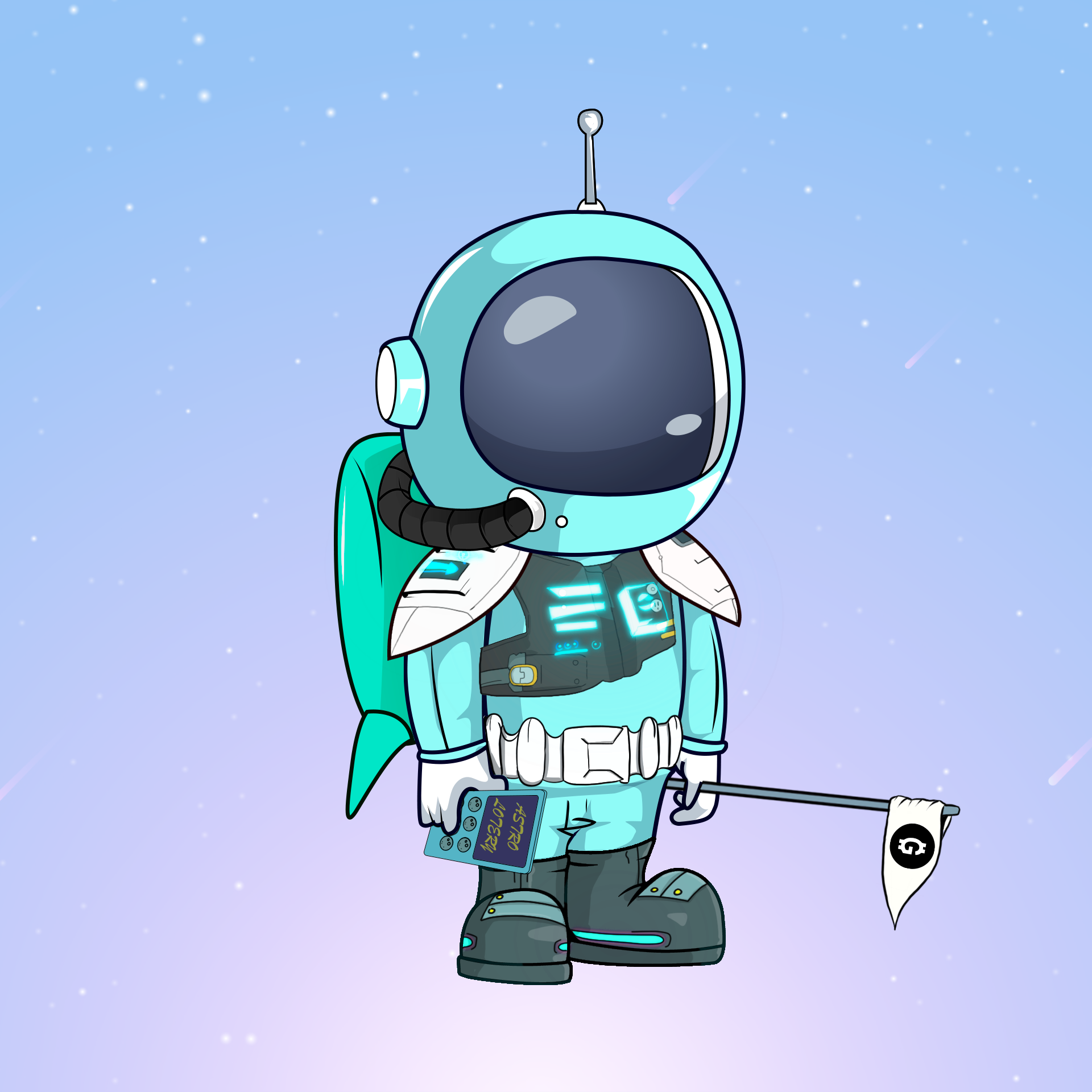 Galactic Astros #1376 NFT on Algorand