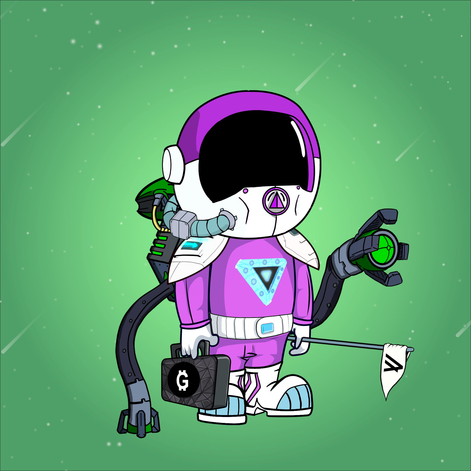 Galactic Astros #1386 NFT on Algorand