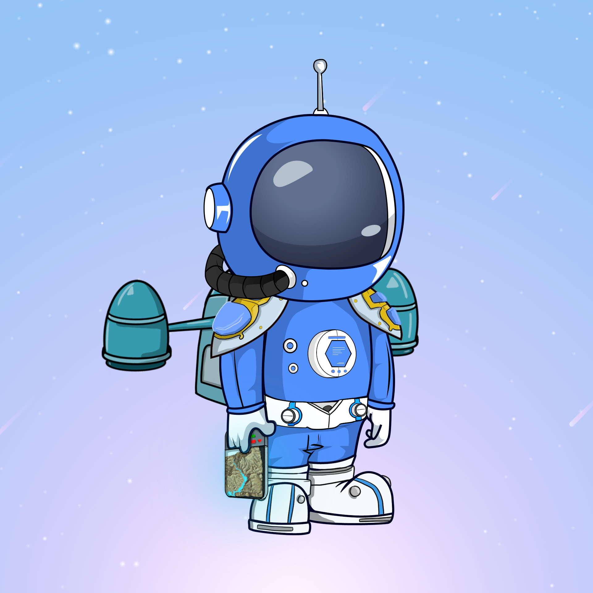 Galactic Astros #1409 NFT on Algorand