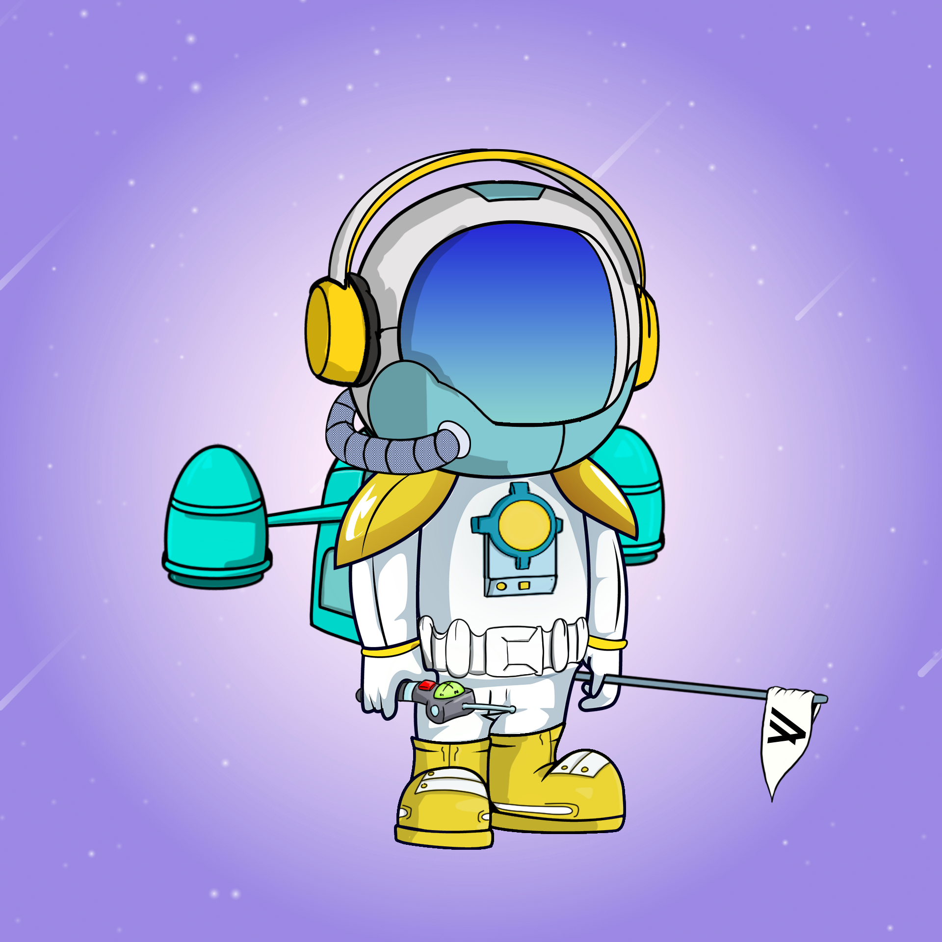 Galactic Astros #1416 NFT on Algorand