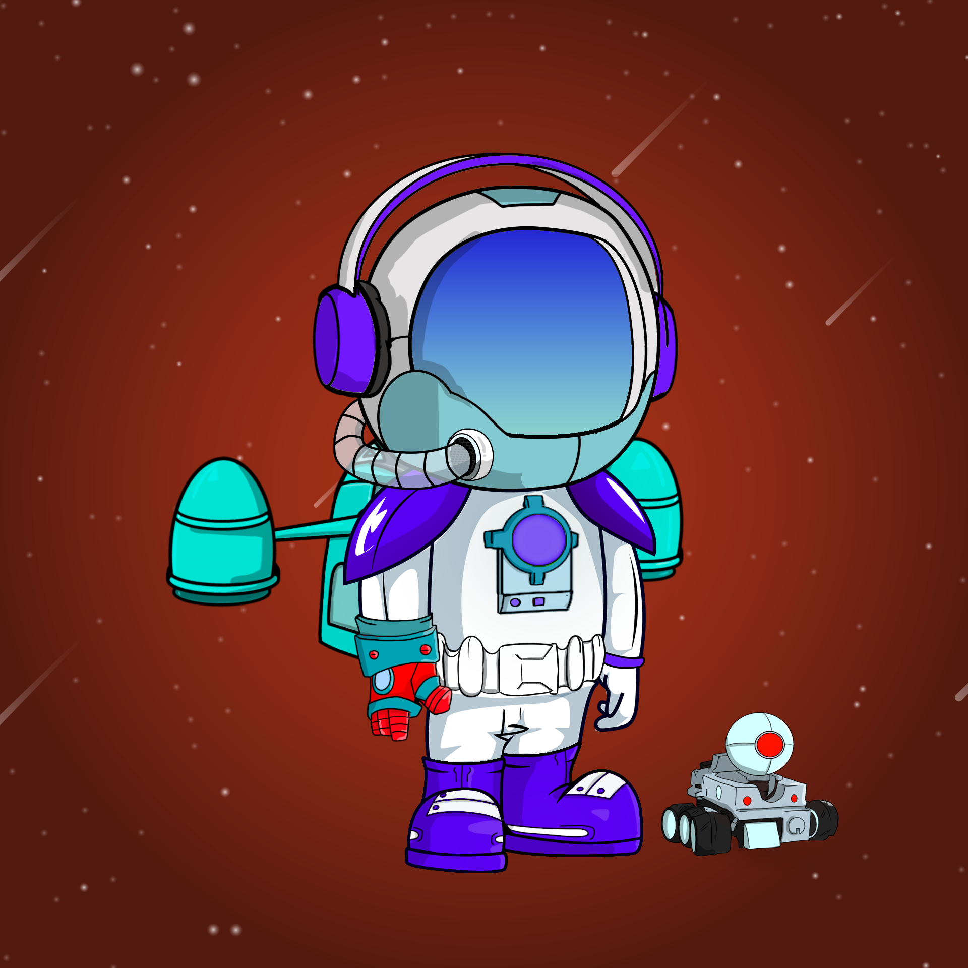 Galactic Astros #145 NFT on Algorand