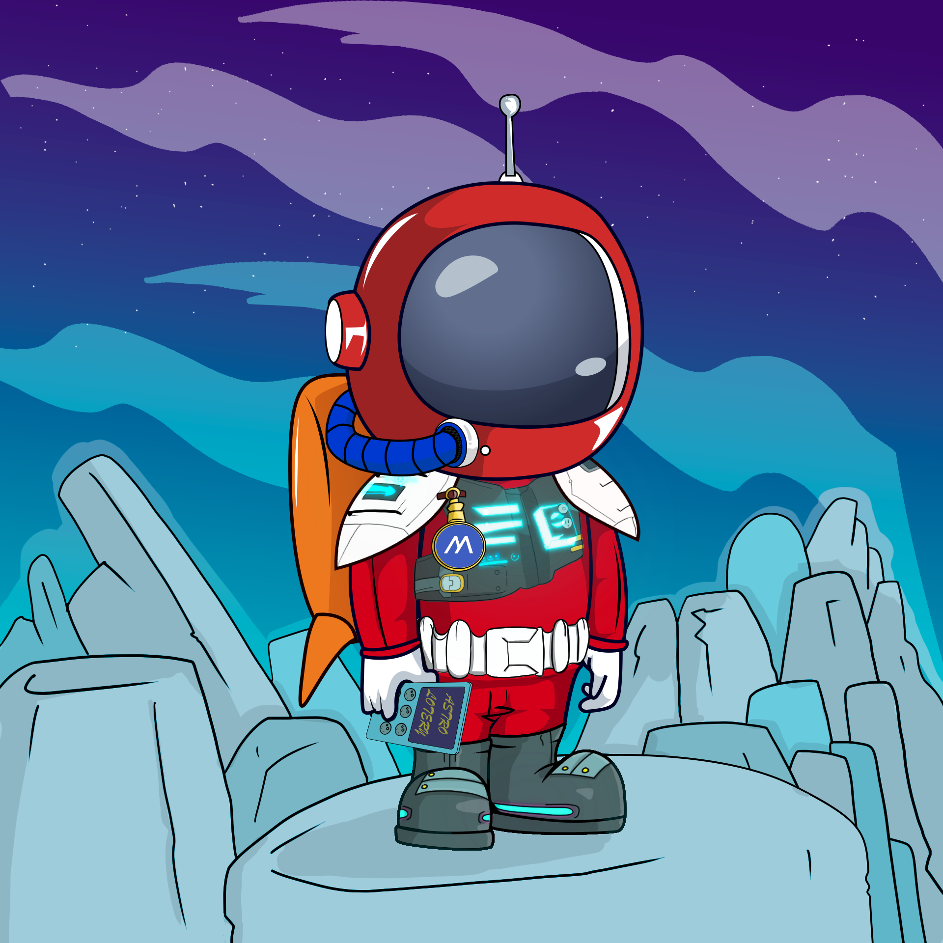 Galactic Astros #1472 NFT on Algorand