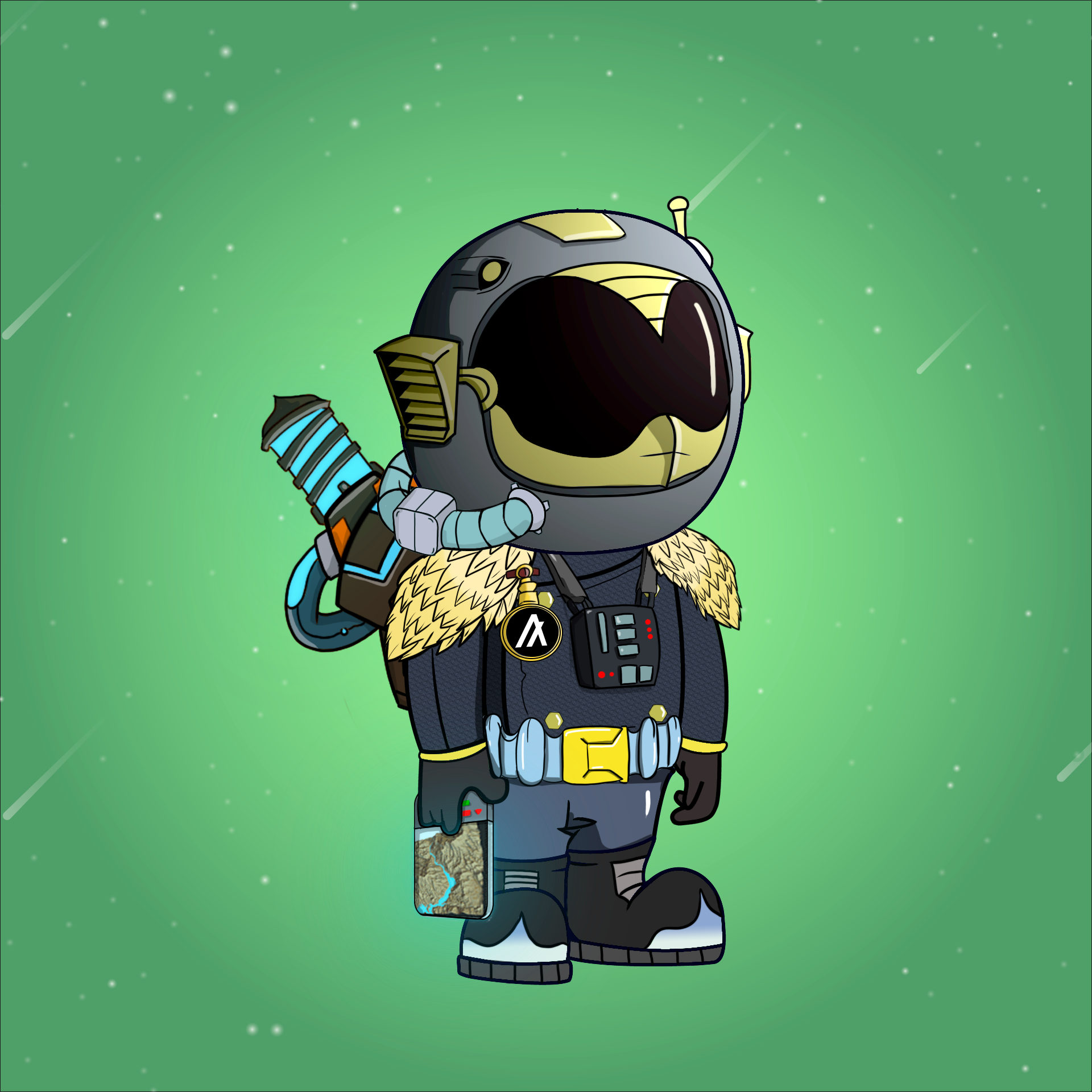 Galactic Astros #1484 NFT on Algorand