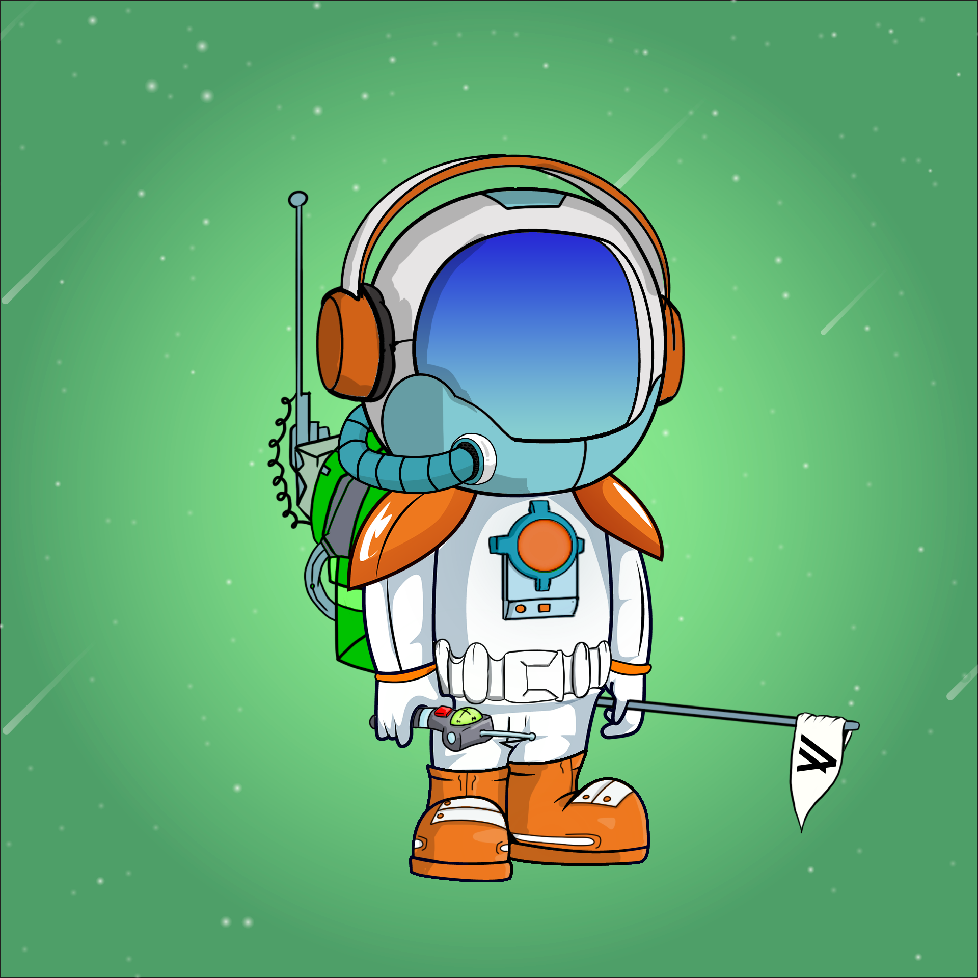 Galactic Astros #1486 NFT on Algorand