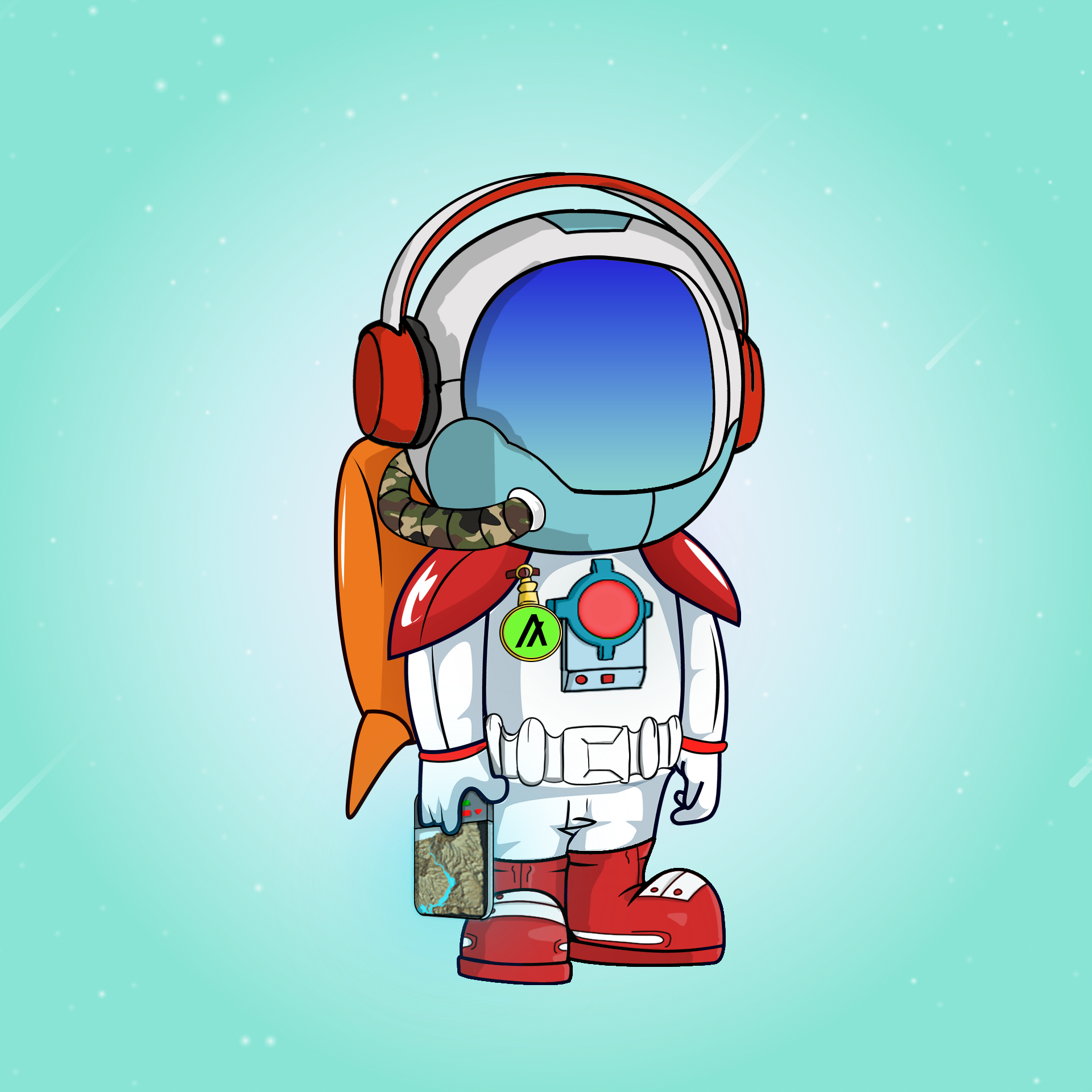 Galactic Astros #1487 NFT on Algorand