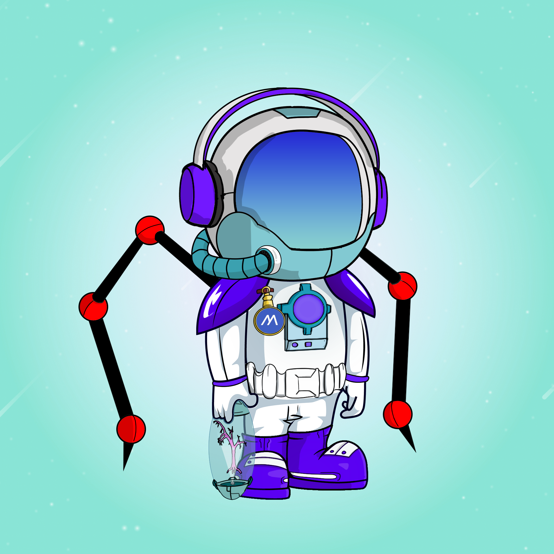 Galactic Astros #1490 NFT on Algorand