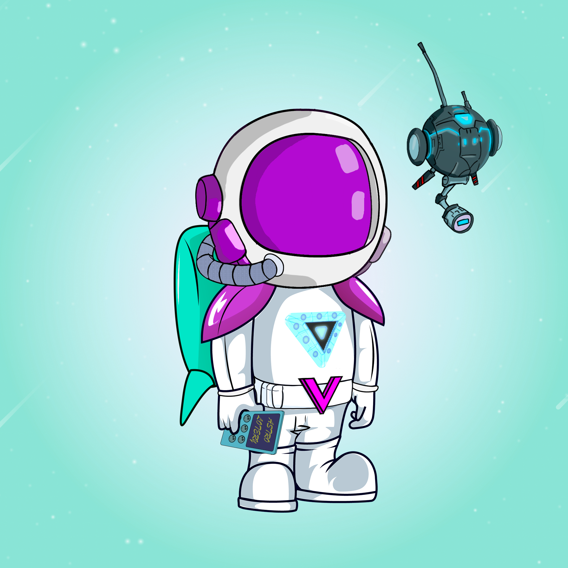 Galactic Astros #1495 NFT on Algorand