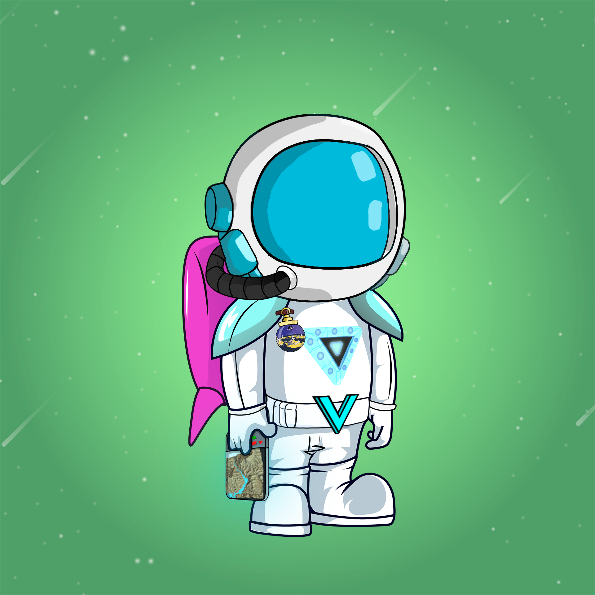 Galactic Astros #1500 NFT on Algorand