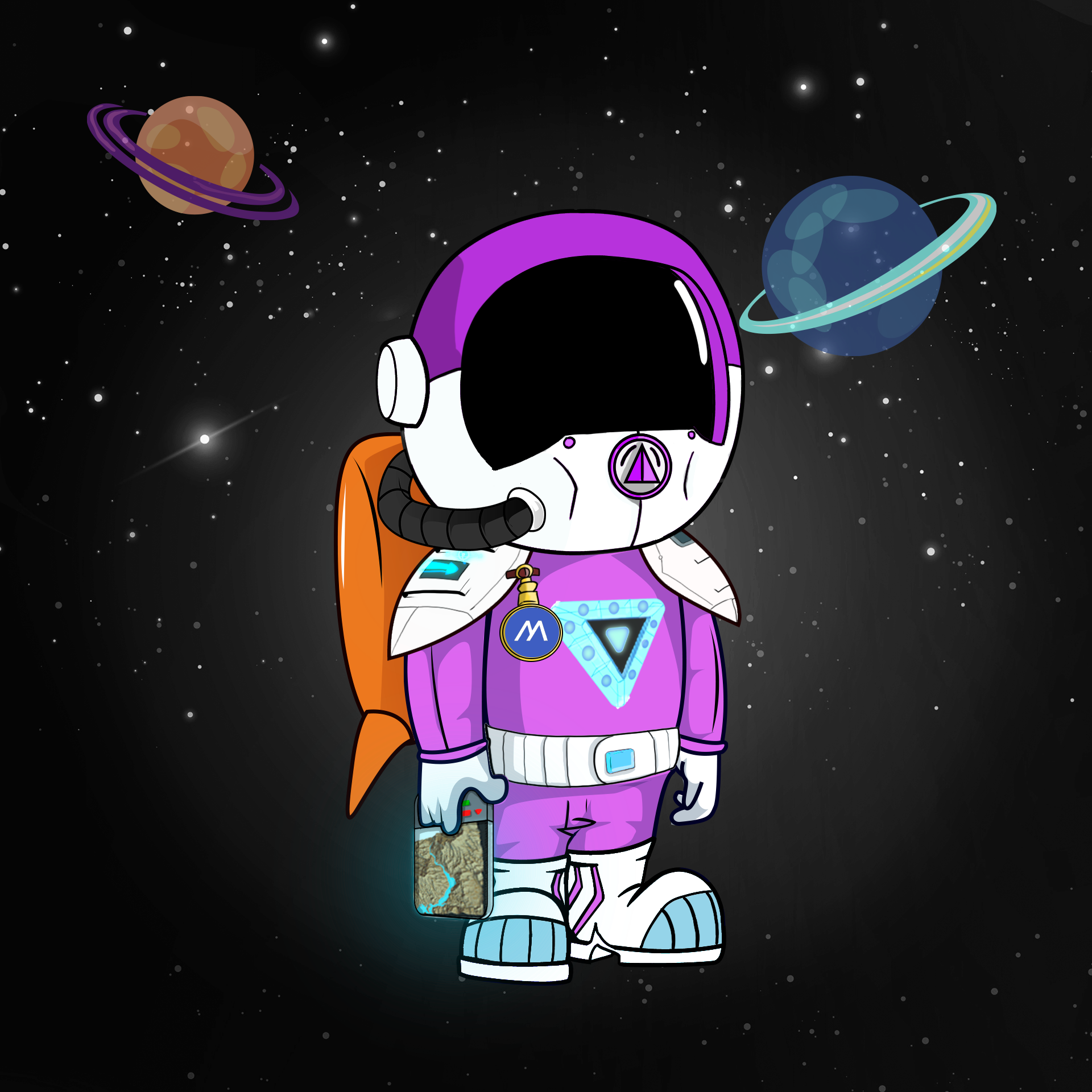 Galactic Astros #1518 NFT on Algorand