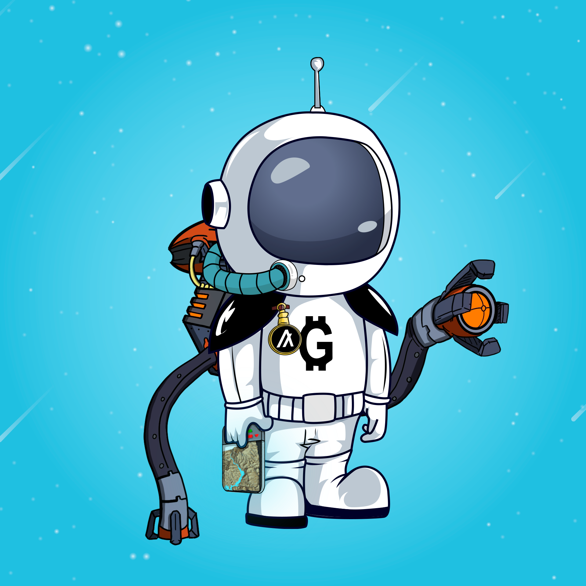 Galactic Astros #1542 NFT on Algorand