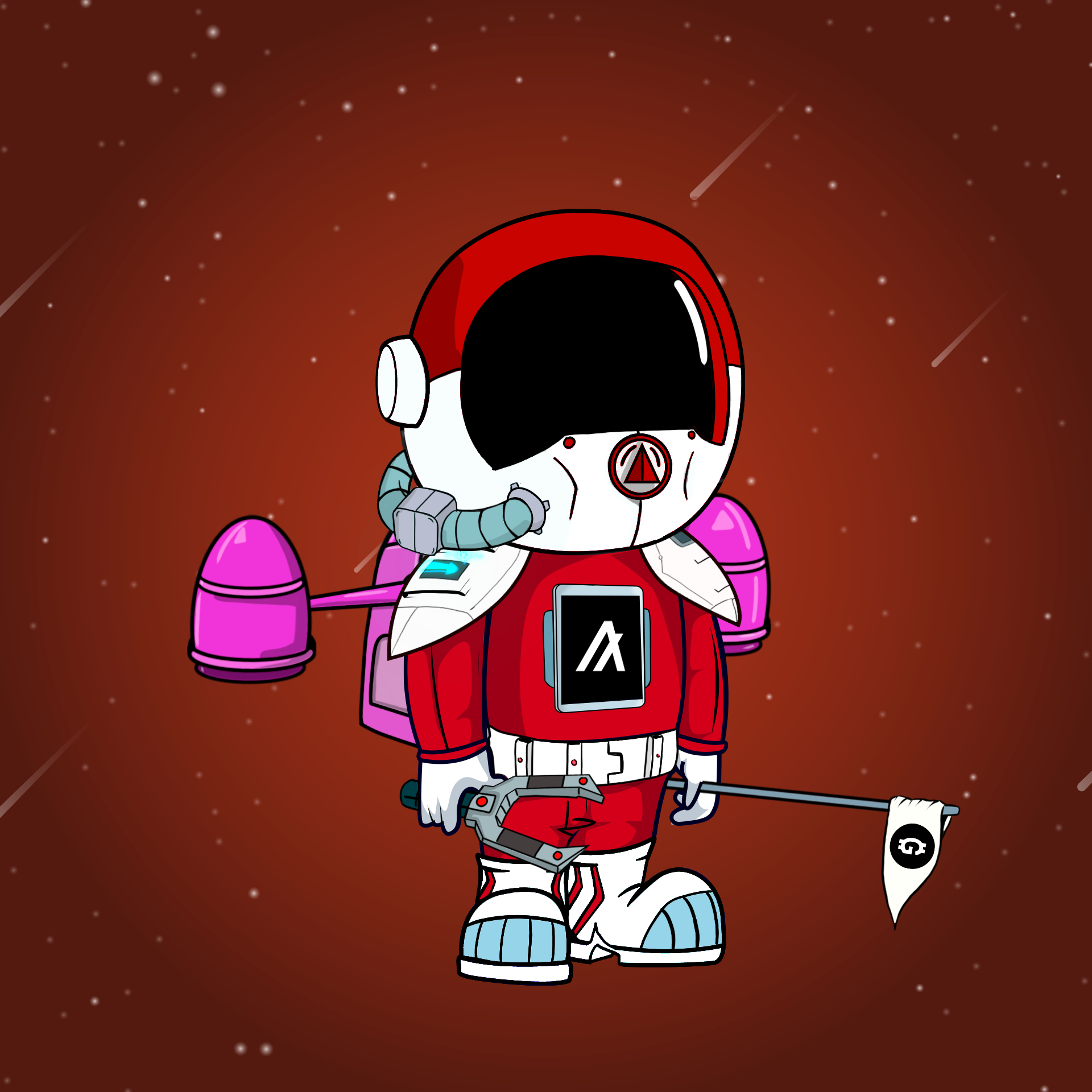 Galactic Astros #1596 NFT on Algorand