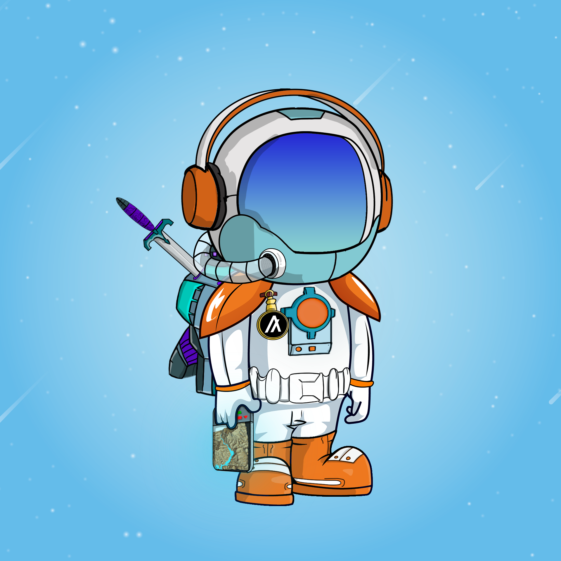 Galactic Astros #1597 NFT on Algorand