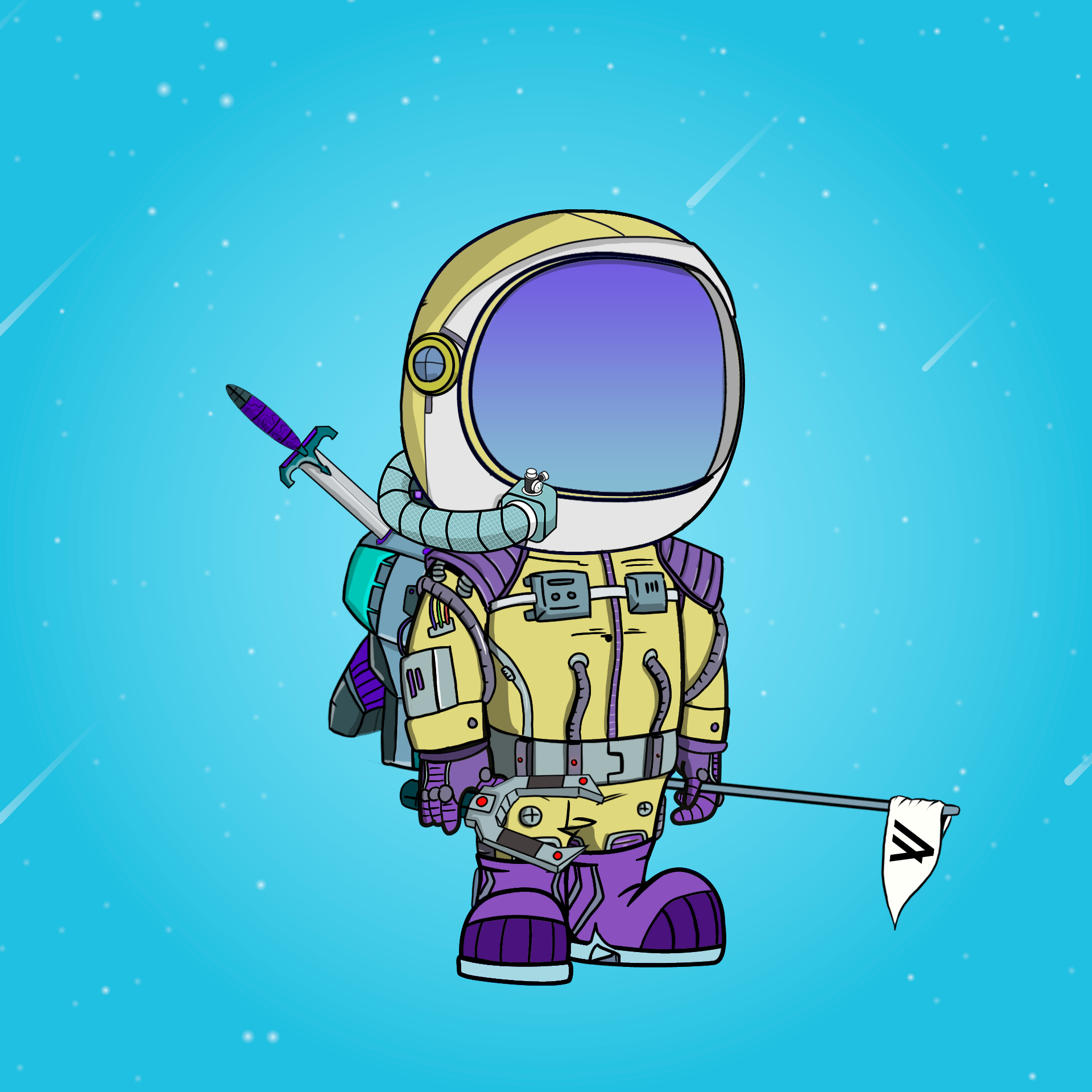 Galactic Astros #160 NFT on Algorand