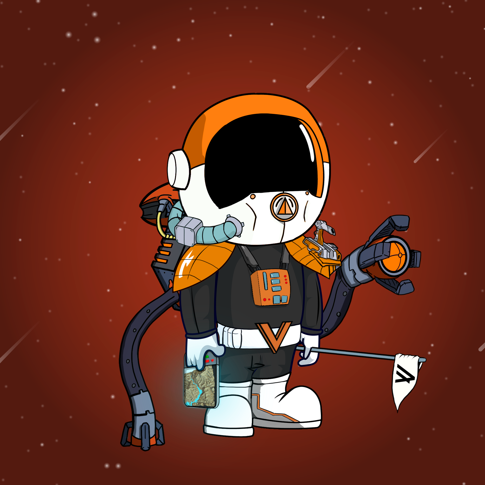 Galactic Astros #1604 NFT on Algorand