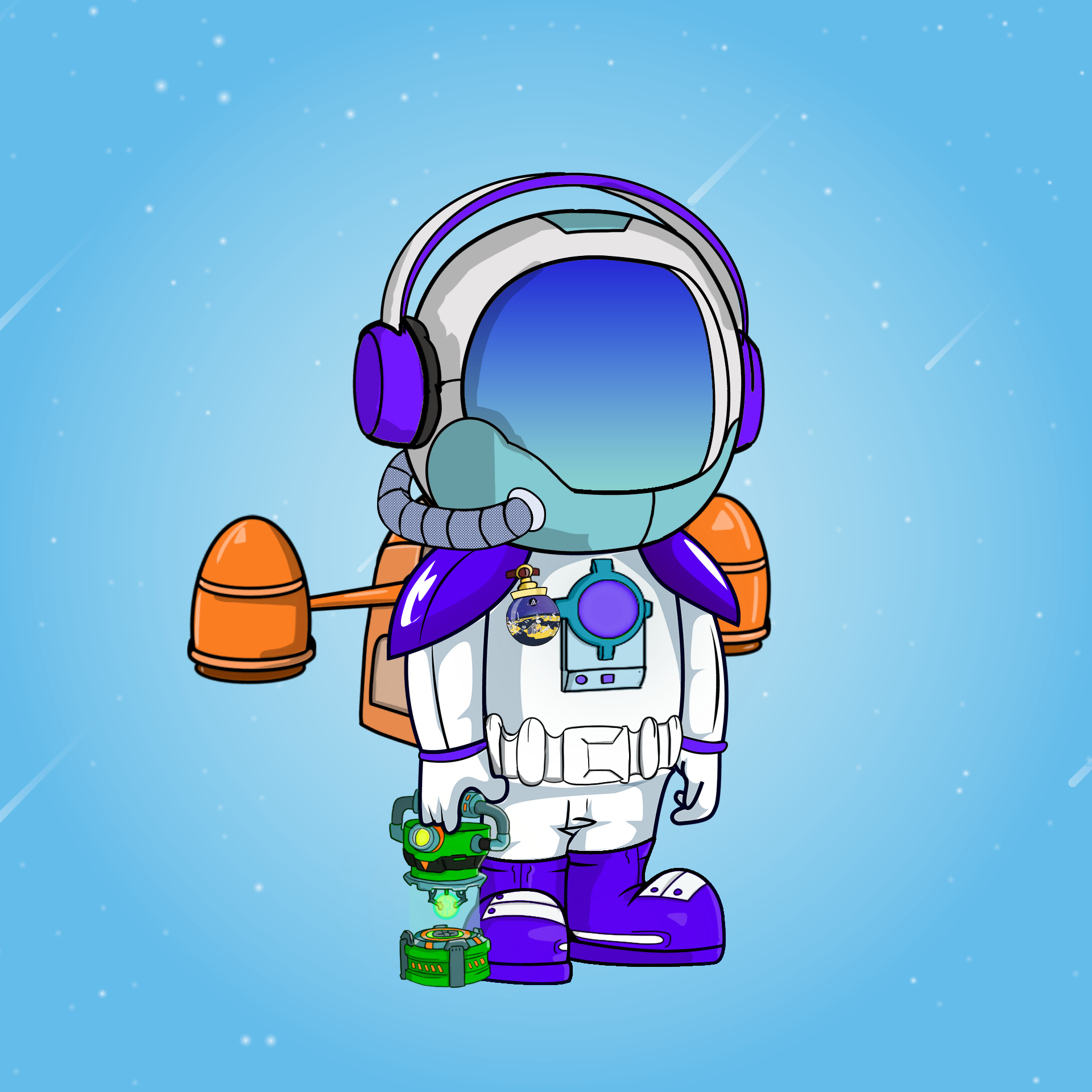 Galactic Astros #1609 NFT on Algorand