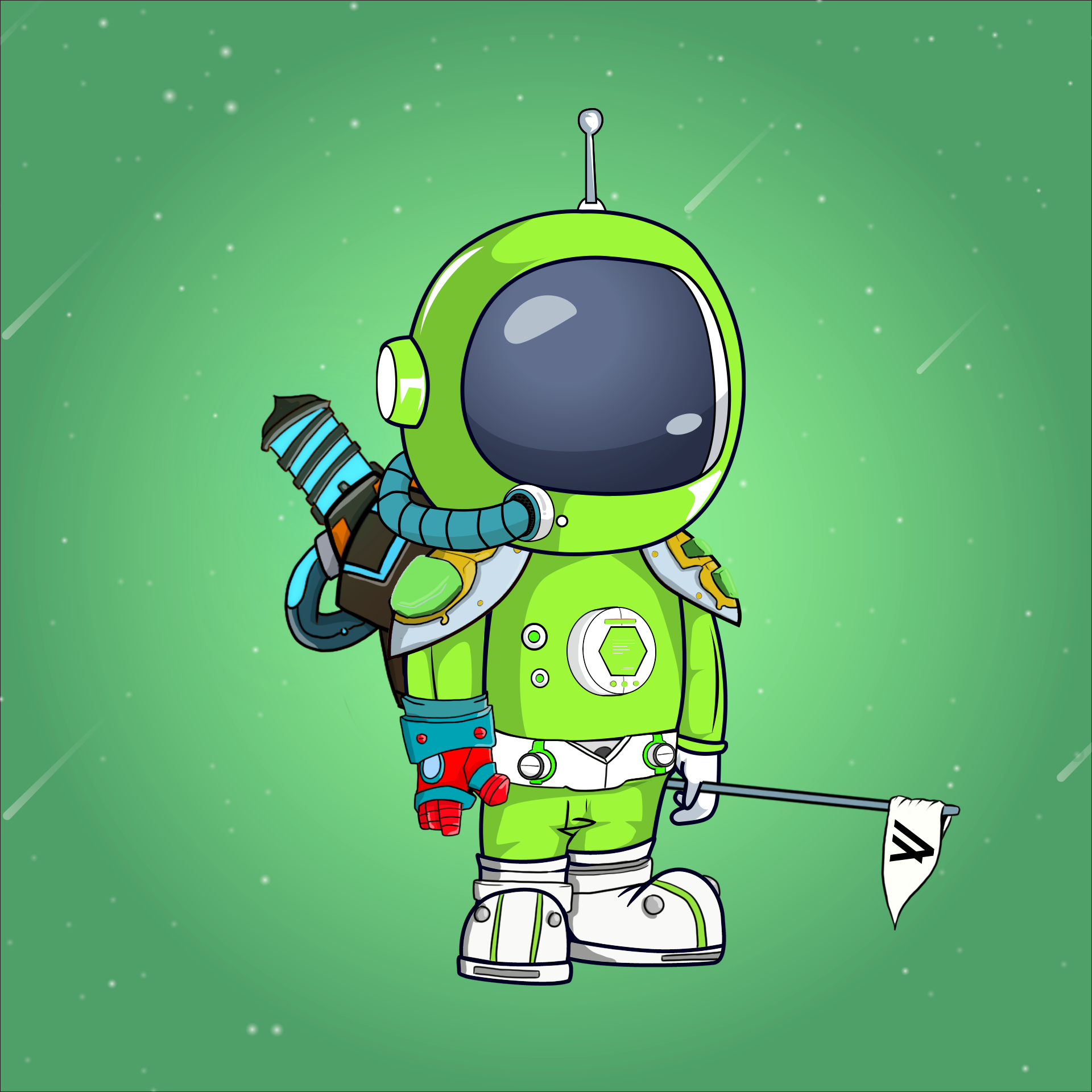 Galactic Astros #163 NFT on Algorand