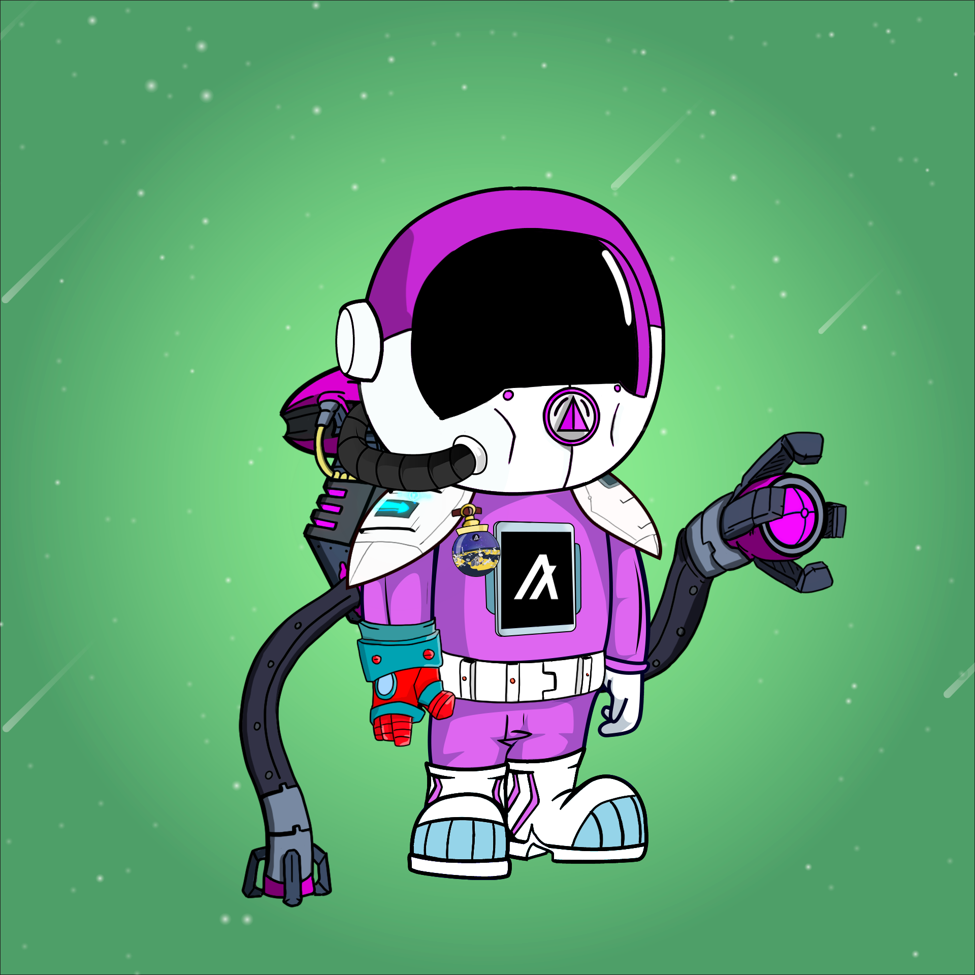 Galactic Astros #166 NFT on Algorand