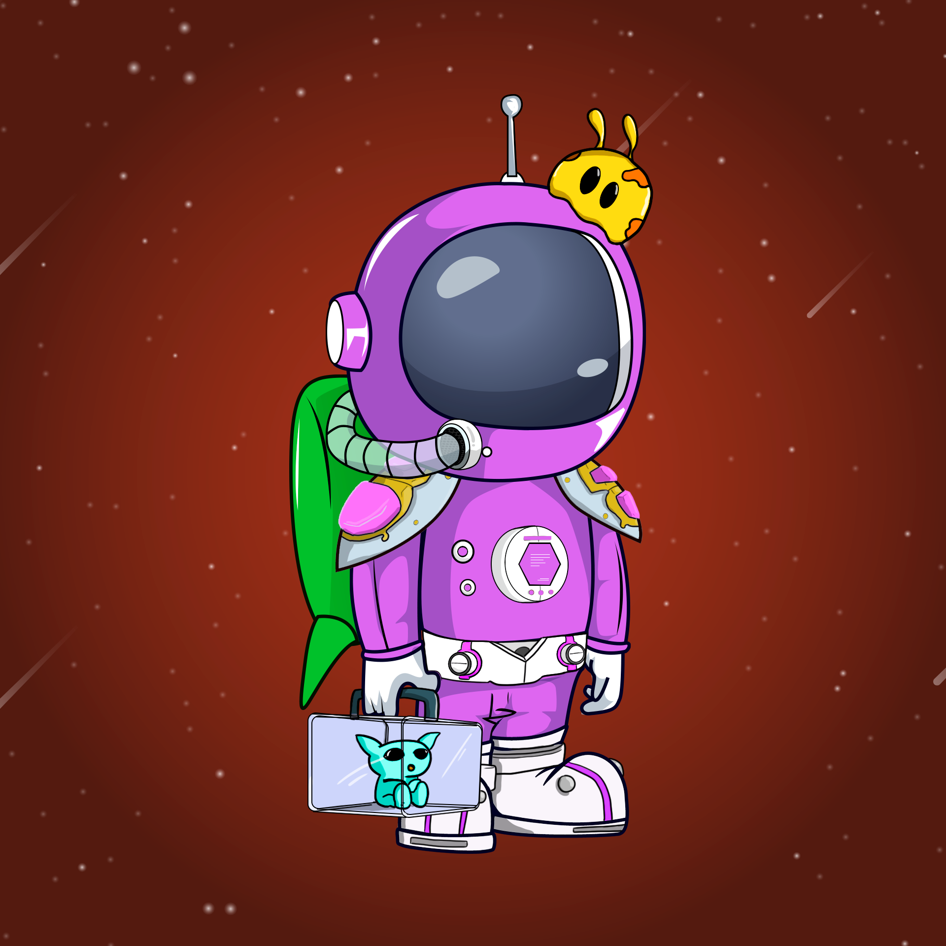 Galactic Astros #1665 NFT on Algorand