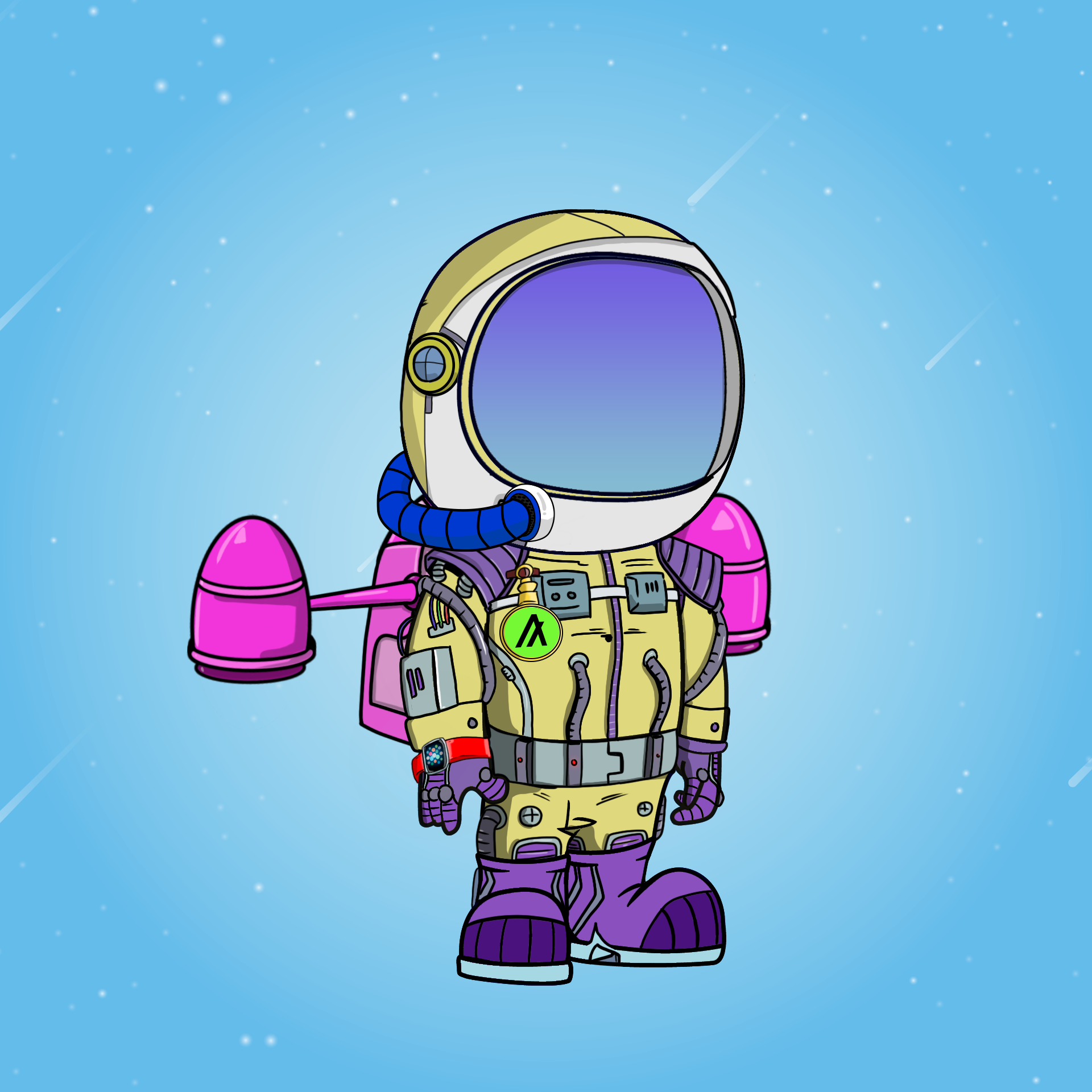 Galactic Astros #1673 NFT on Algorand