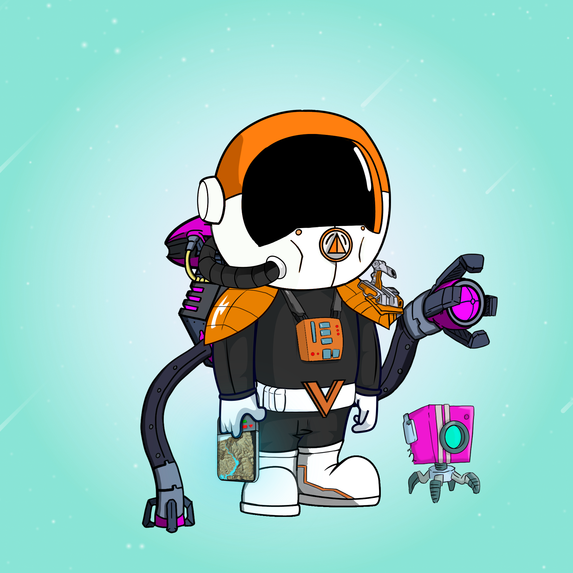 Galactic Astros #1735 NFT on Algorand