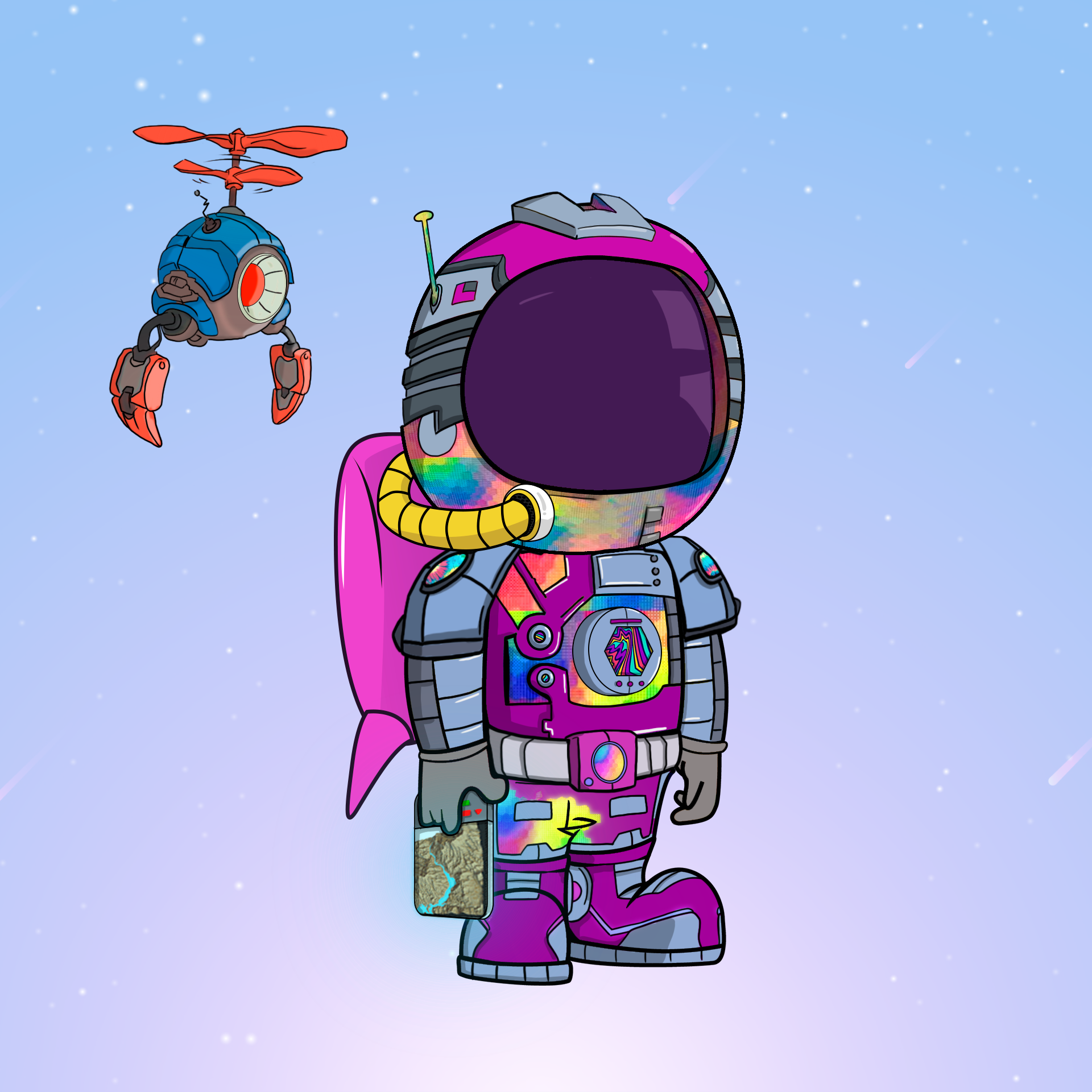 Galactic Astros #1743 NFT on Algorand