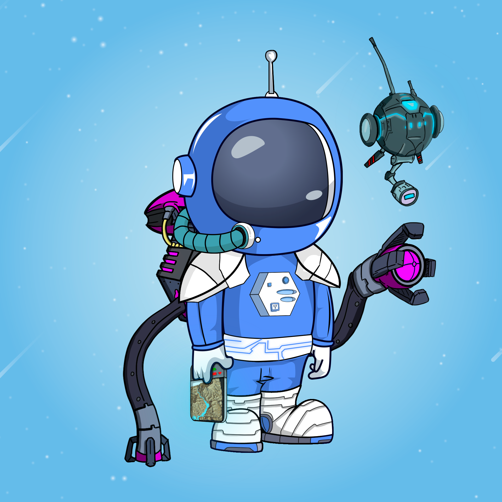 Galactic Astros #1796 NFT on Algorand