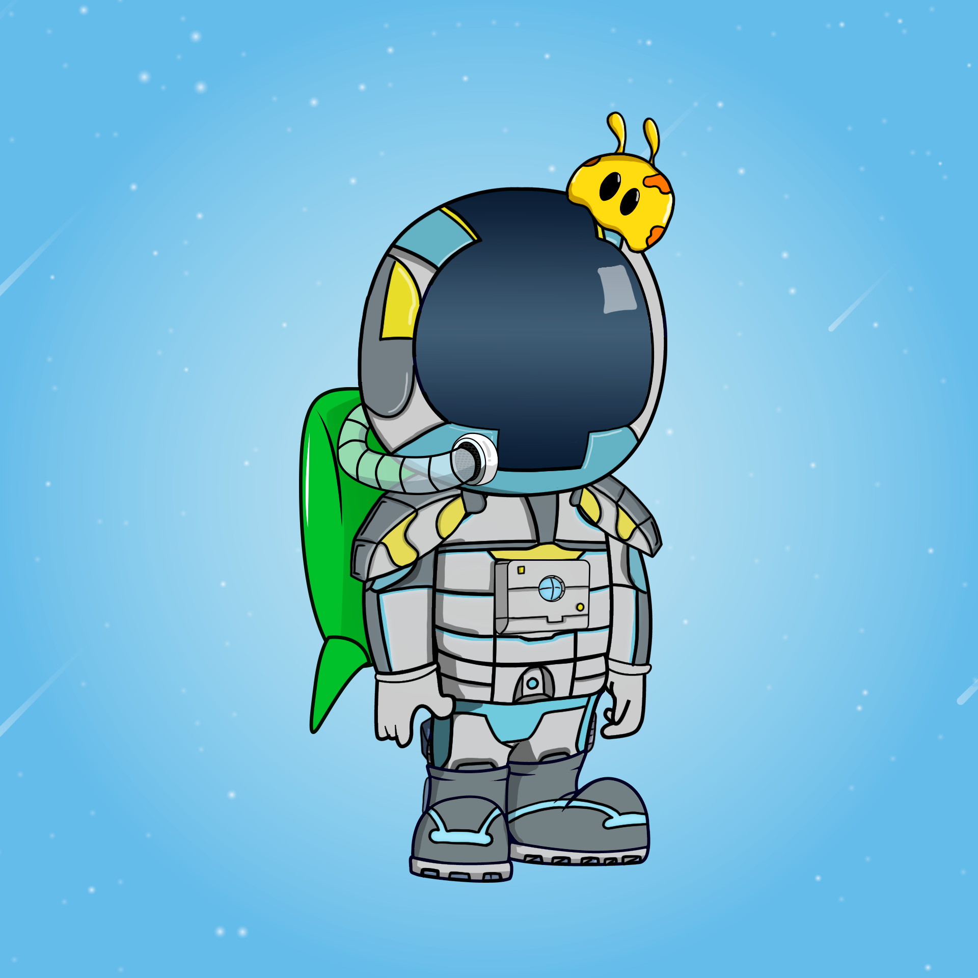 Galactic Astros #1801 NFT on Algorand