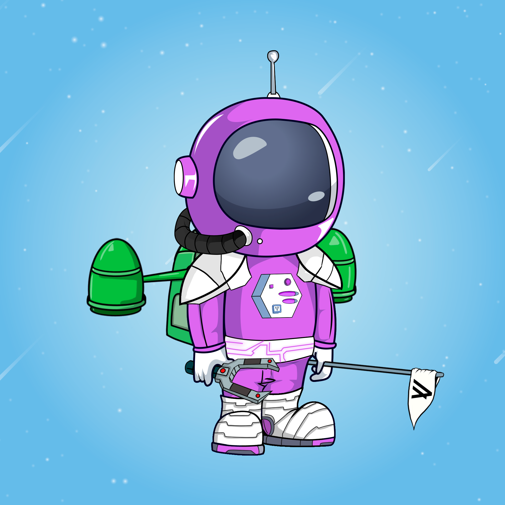 Galactic Astros #1807 NFT on Algorand