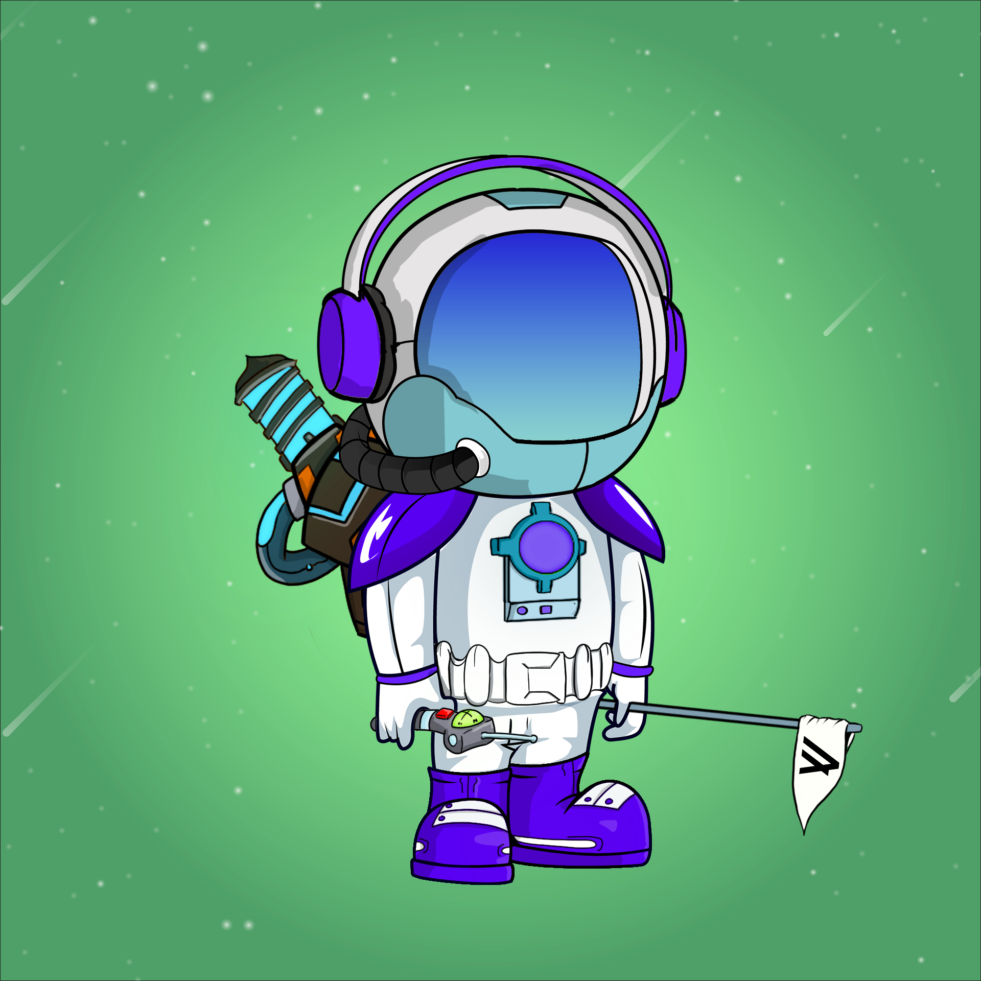 Galactic Astros #1809 NFT on Algorand