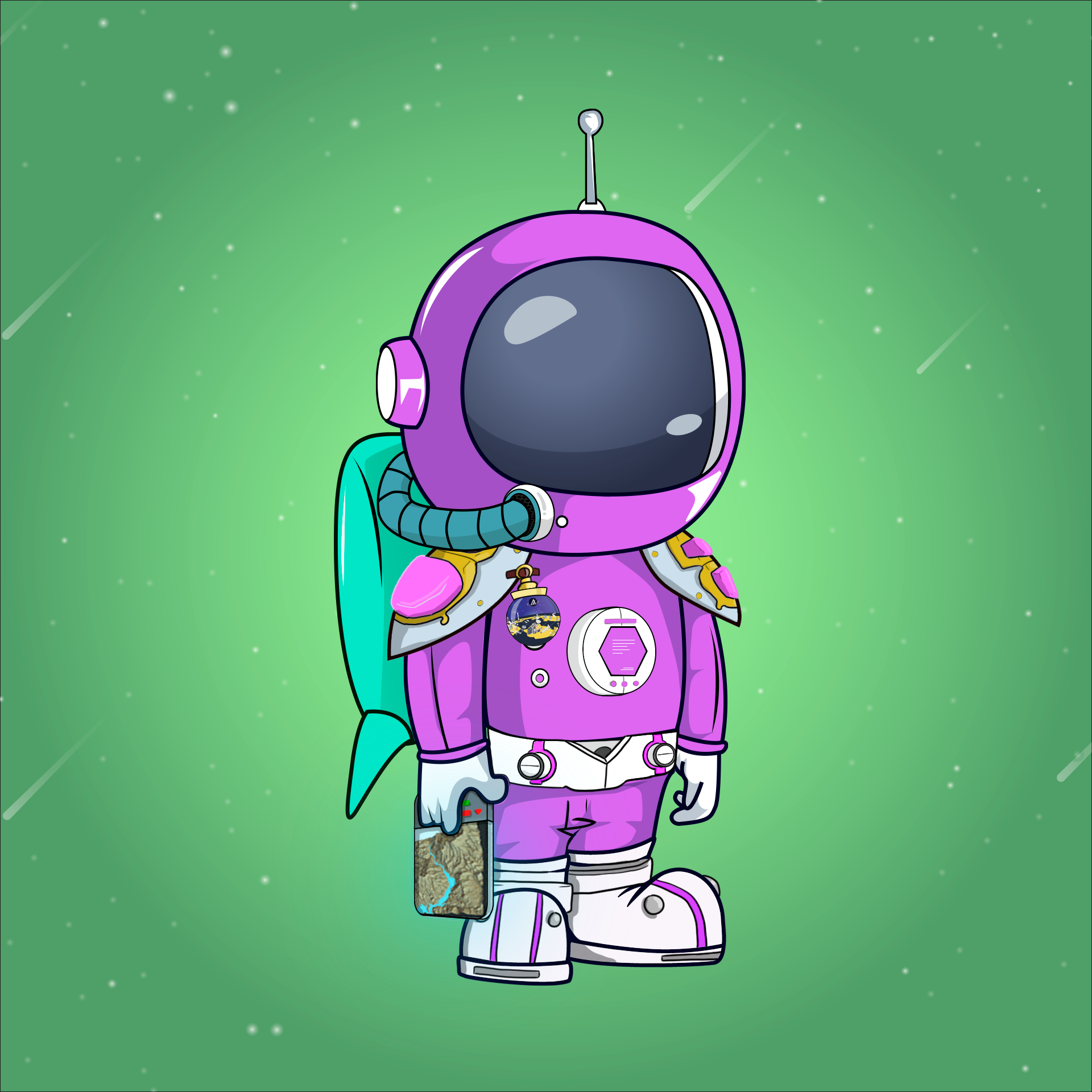 Galactic Astros #1830 NFT on Algorand