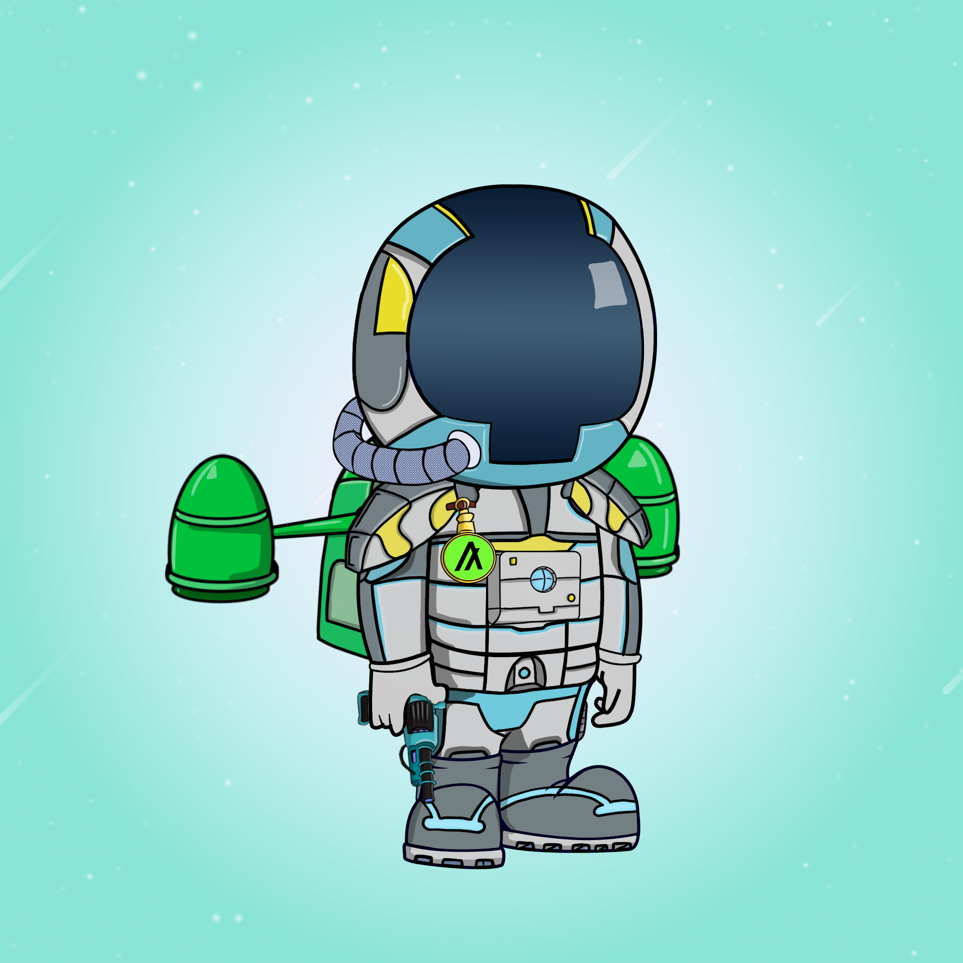 Galactic Astros #1835 NFT on Algorand