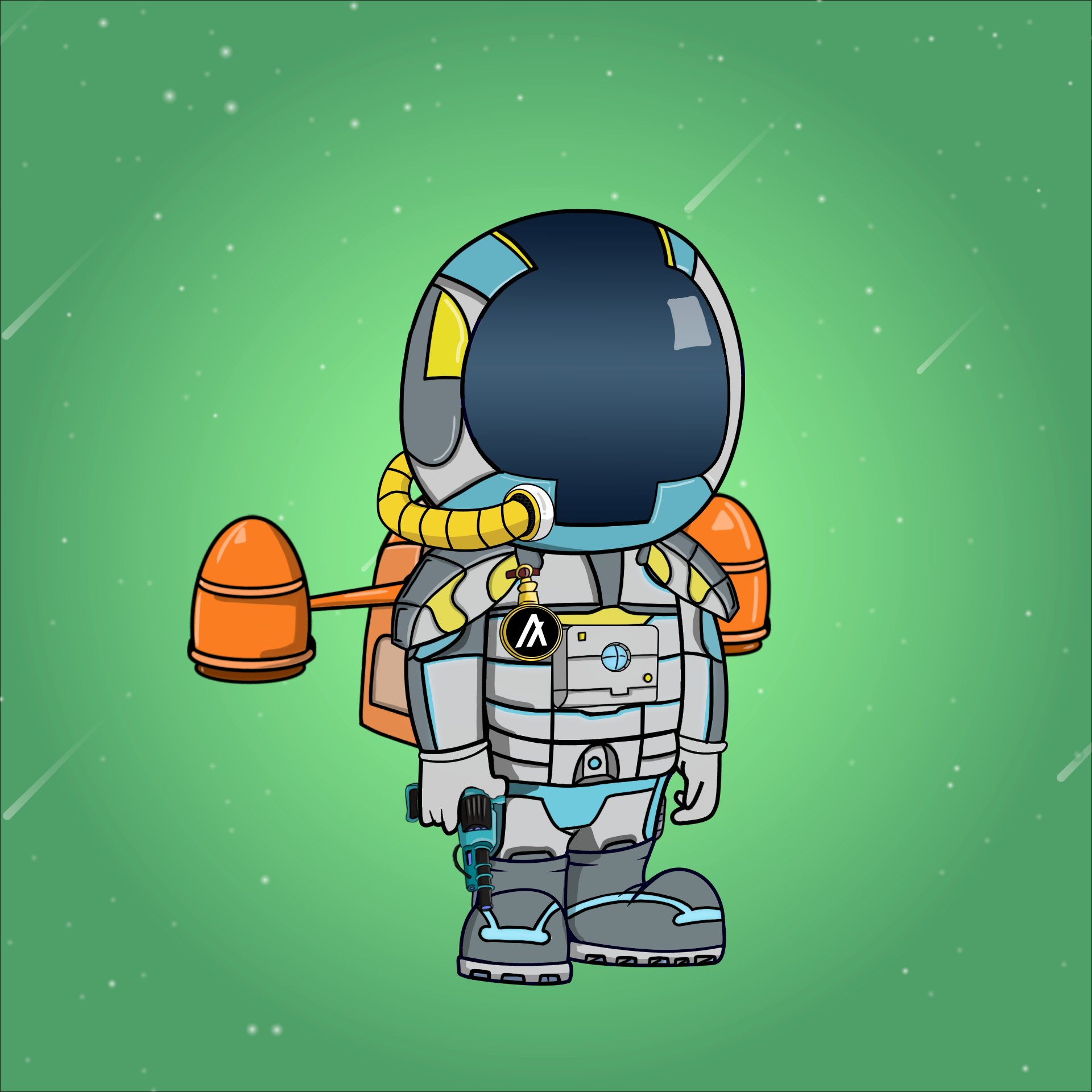 Galactic Astros #186 NFT on Algorand
