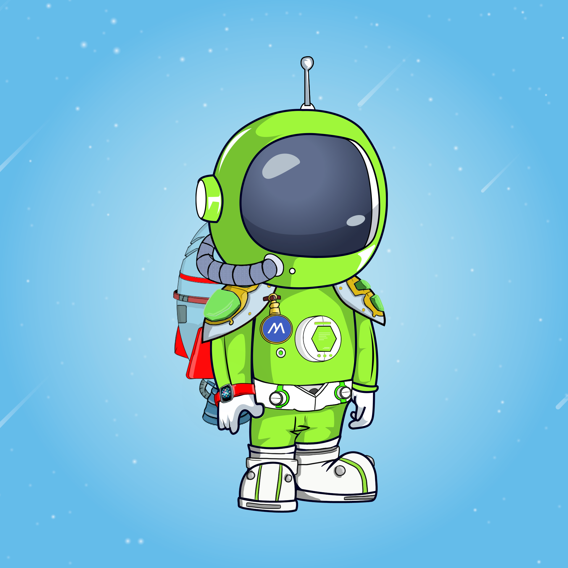 Galactic Astros #1861 NFT on Algorand