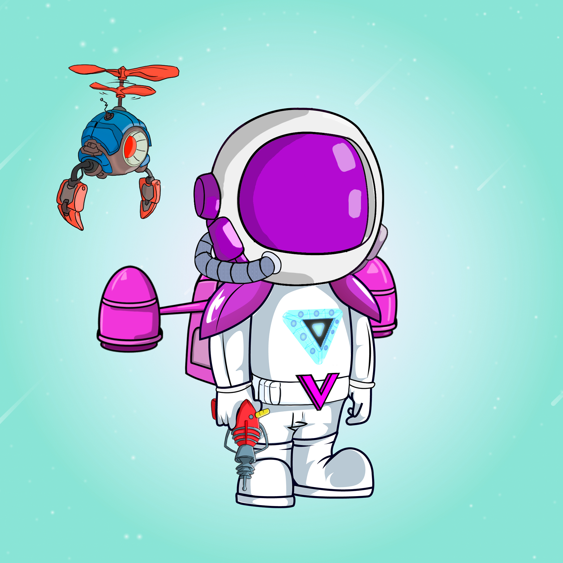 Galactic Astros #1864 NFT on Algorand