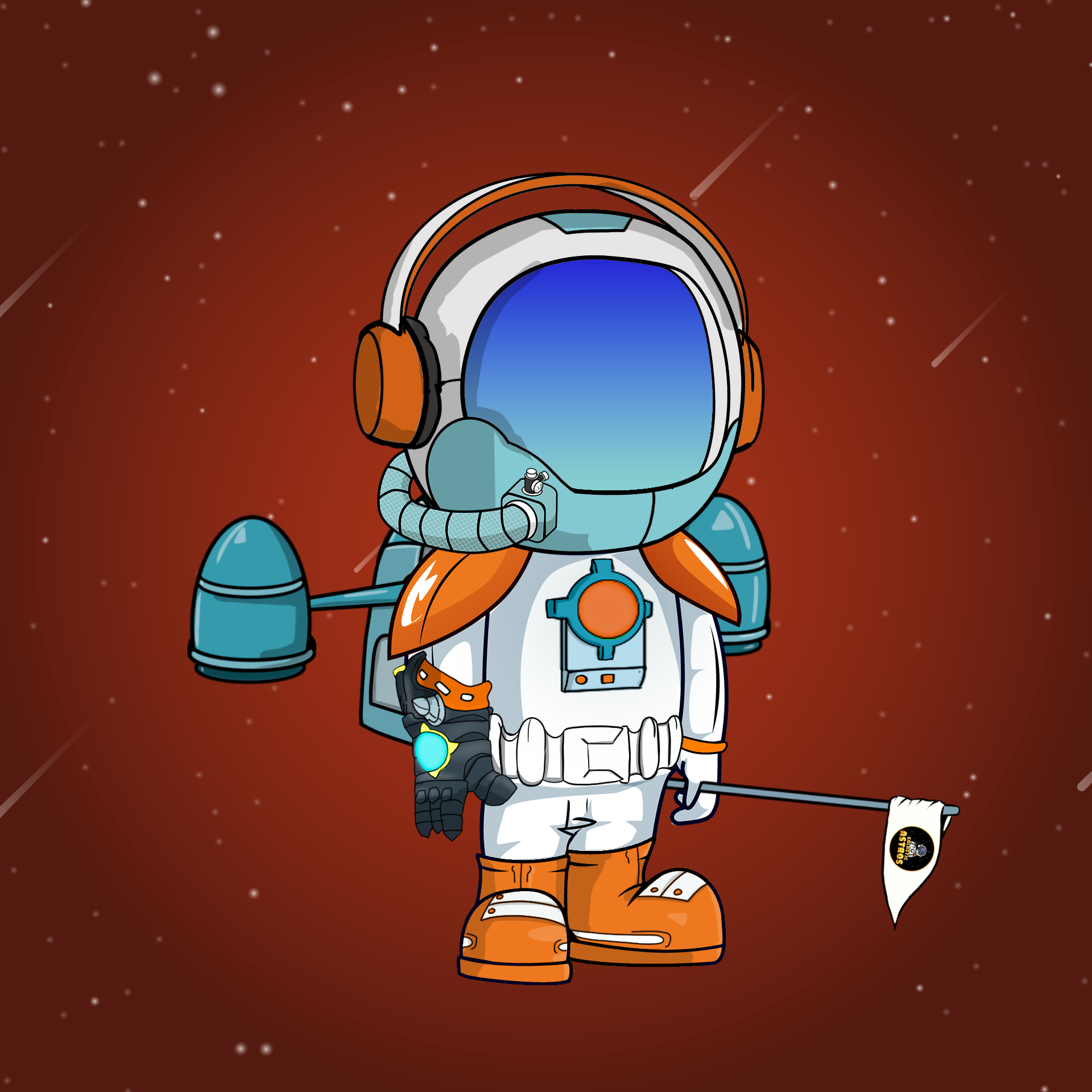 Galactic Astros #1887 NFT on Algorand