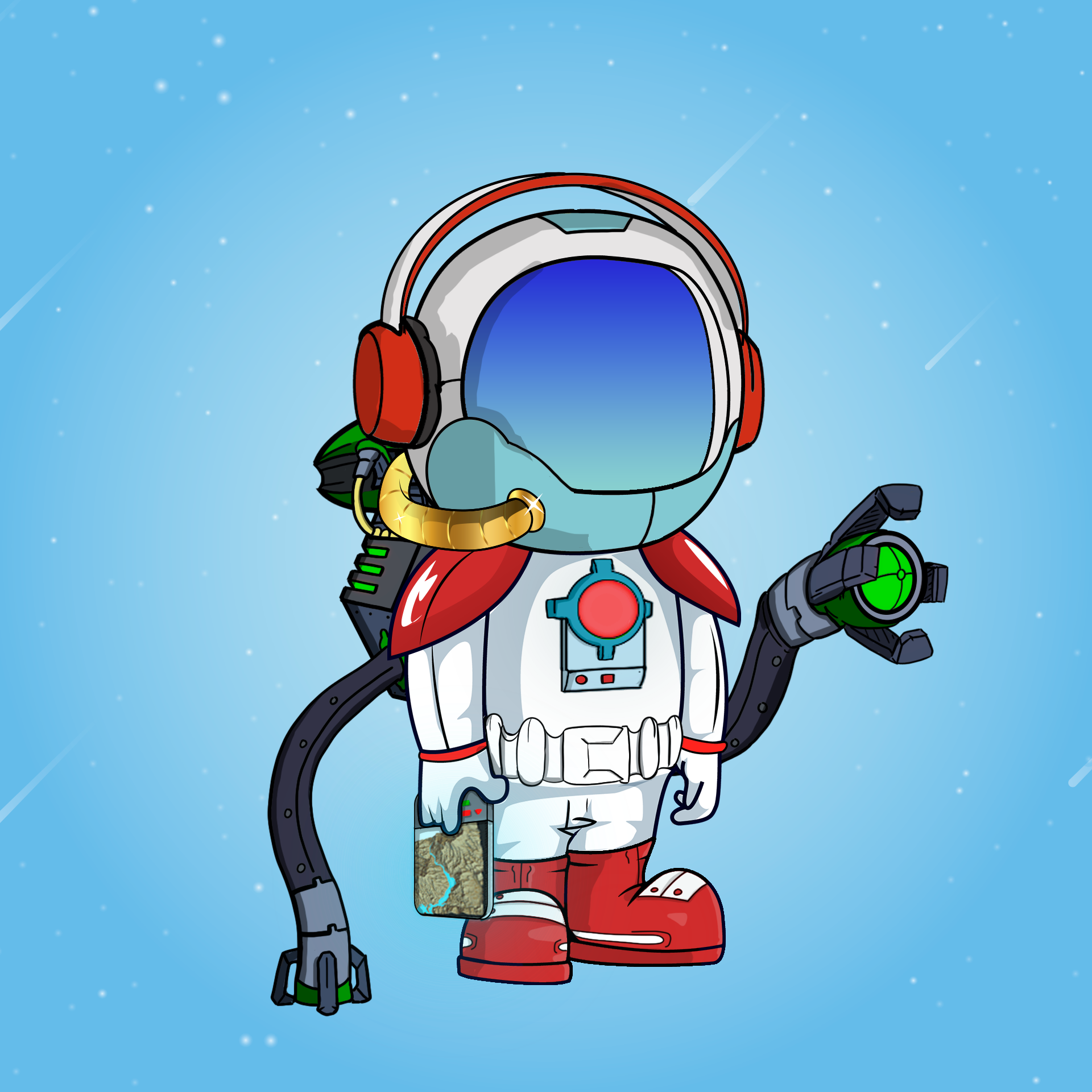 Galactic Astros #1900 NFT on Algorand