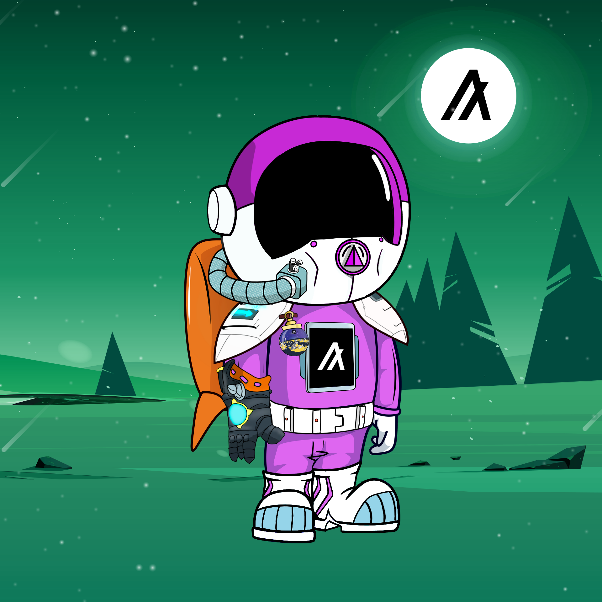 Galactic Astros #196 NFT on Algorand