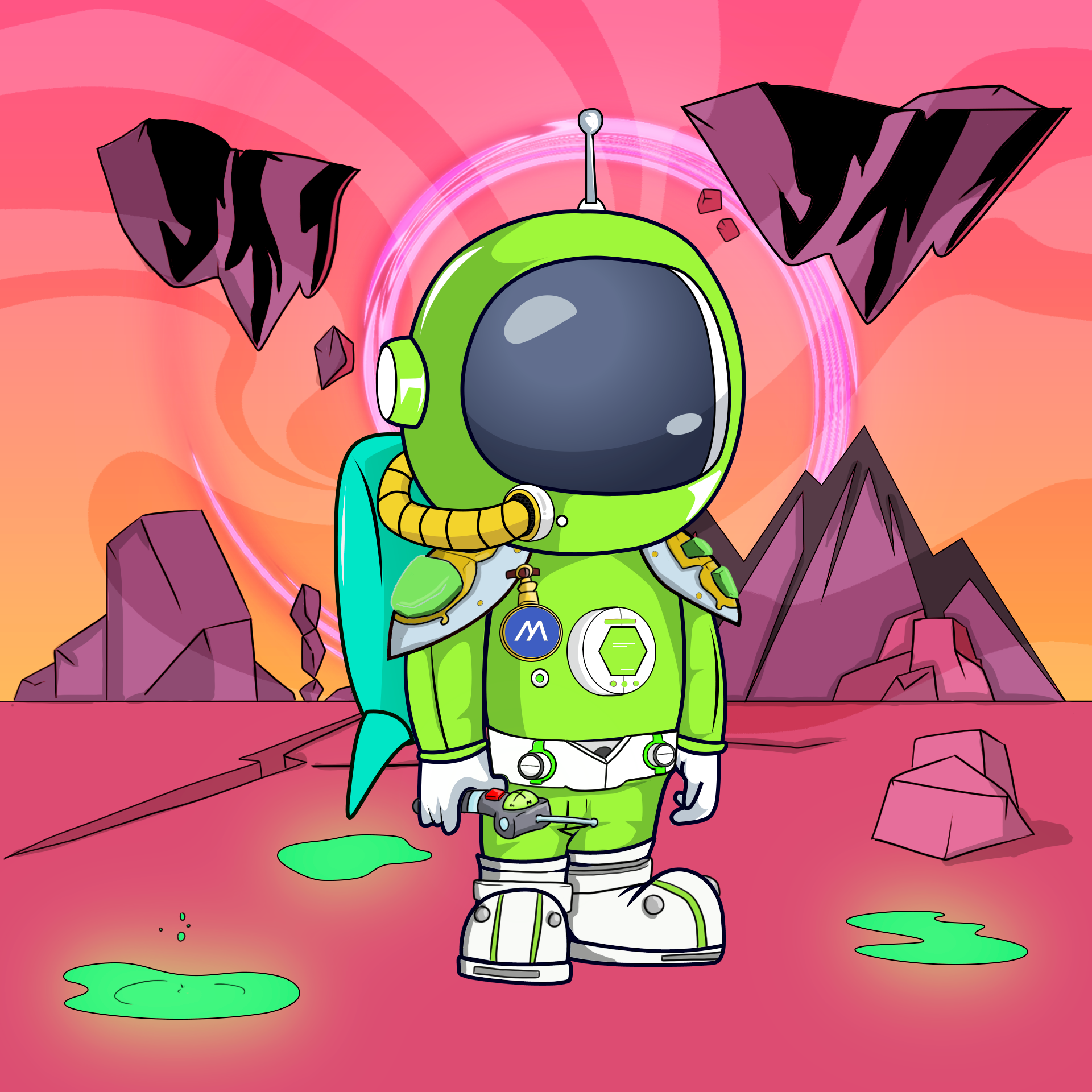 Galactic Astros #1964 NFT on Algorand