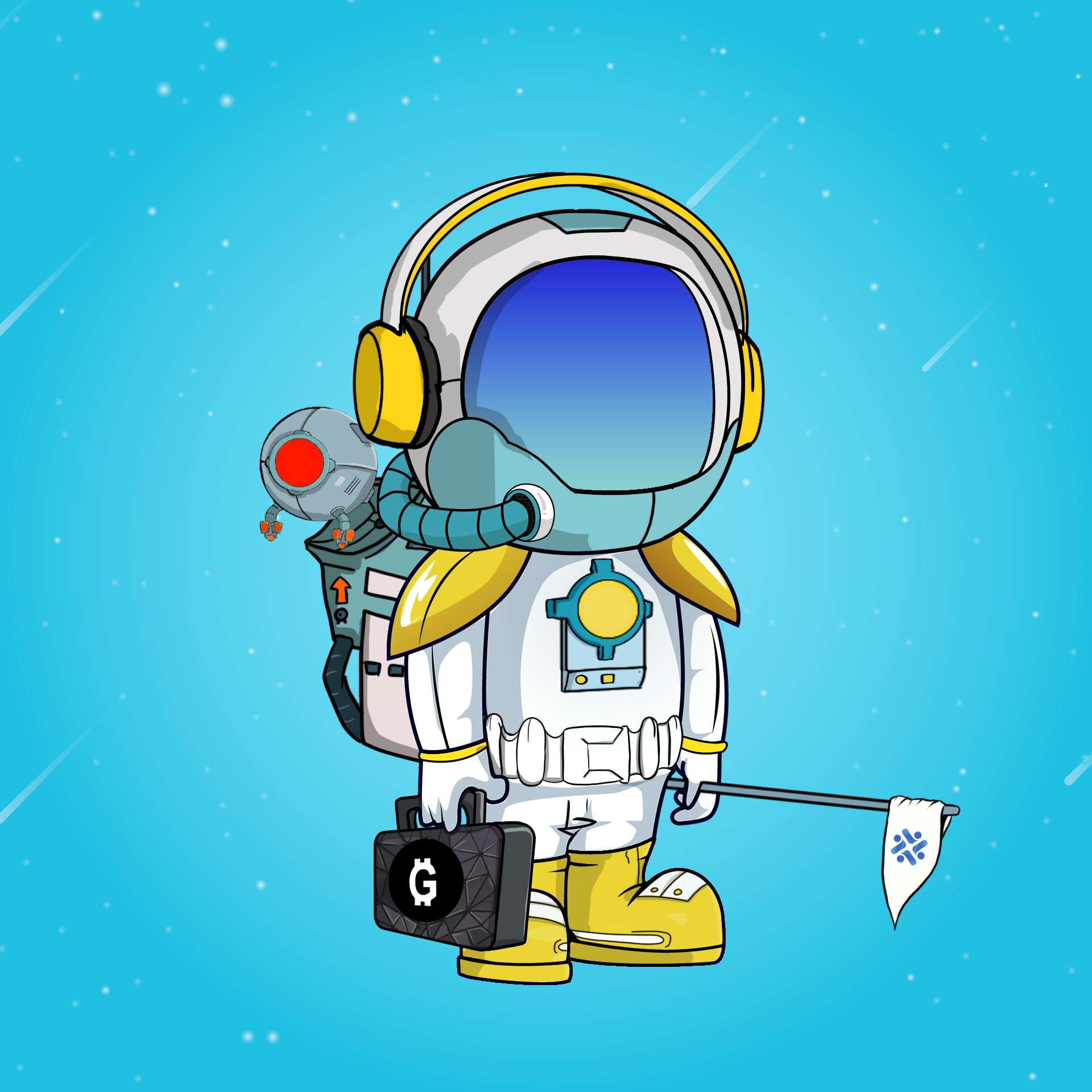 Galactic Astros #1968 NFT on Algorand