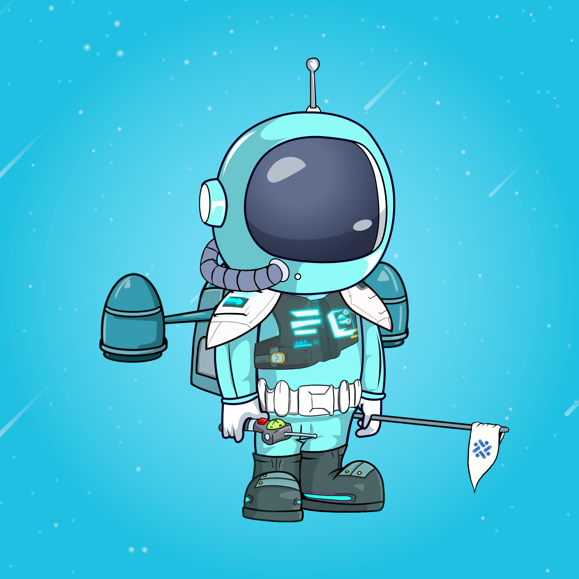 Galactic Astros #198 NFT on Algorand