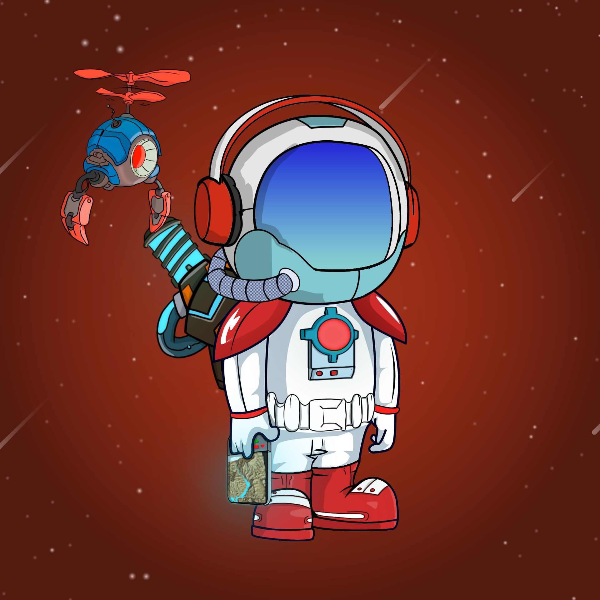 Galactic Astros #1985 NFT on Algorand