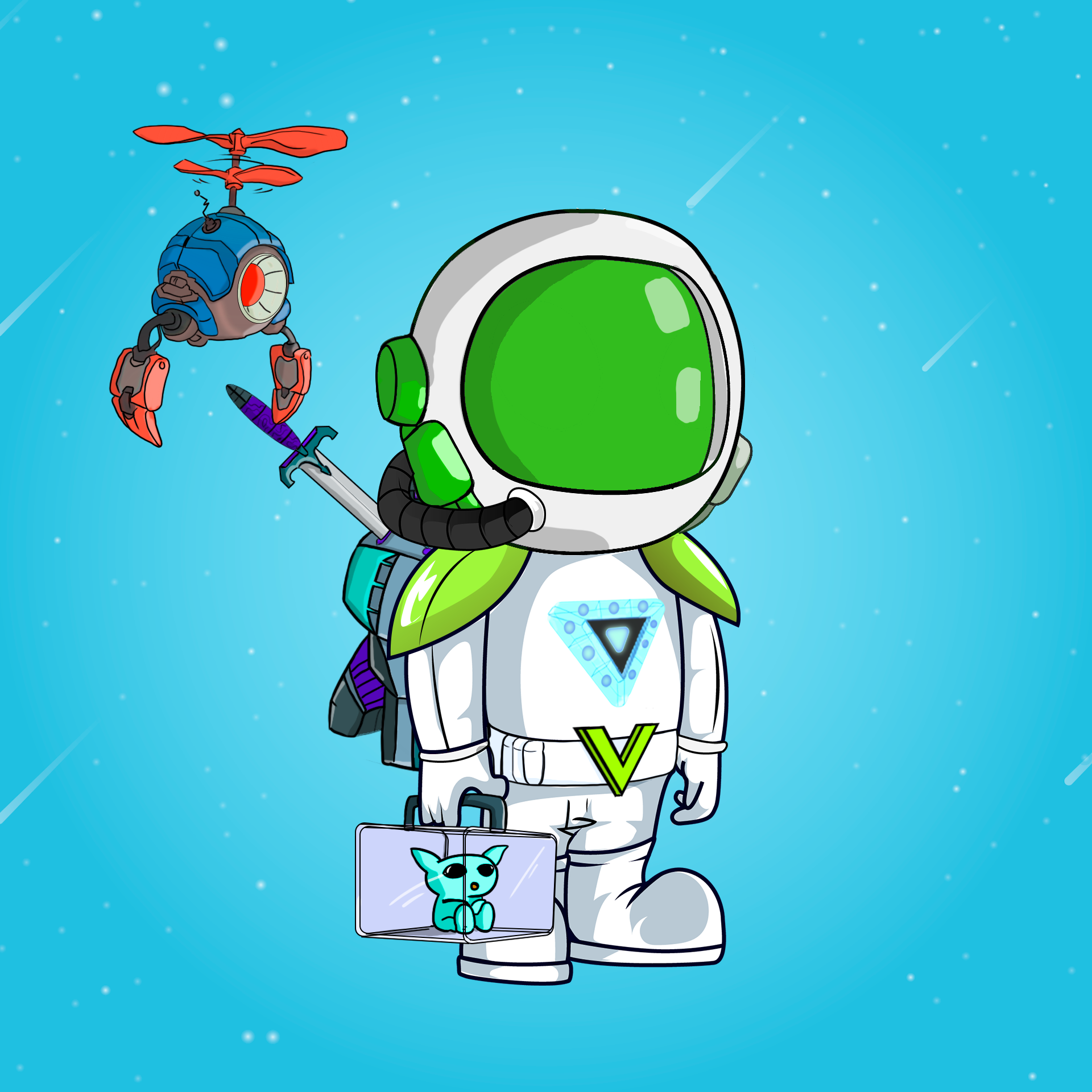 Galactic Astros #1991 NFT on Algorand