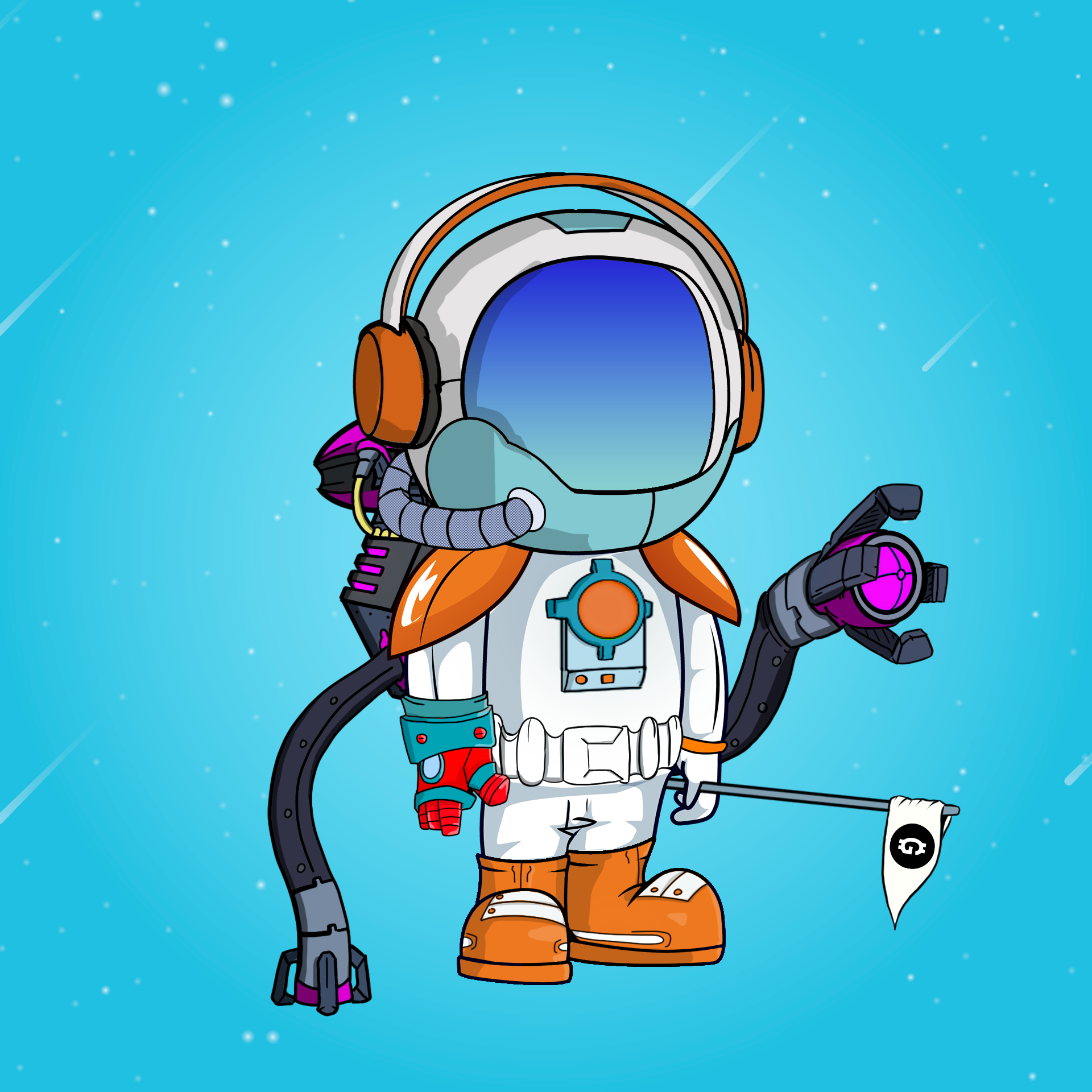 Galactic Astros #203 NFT on Algorand