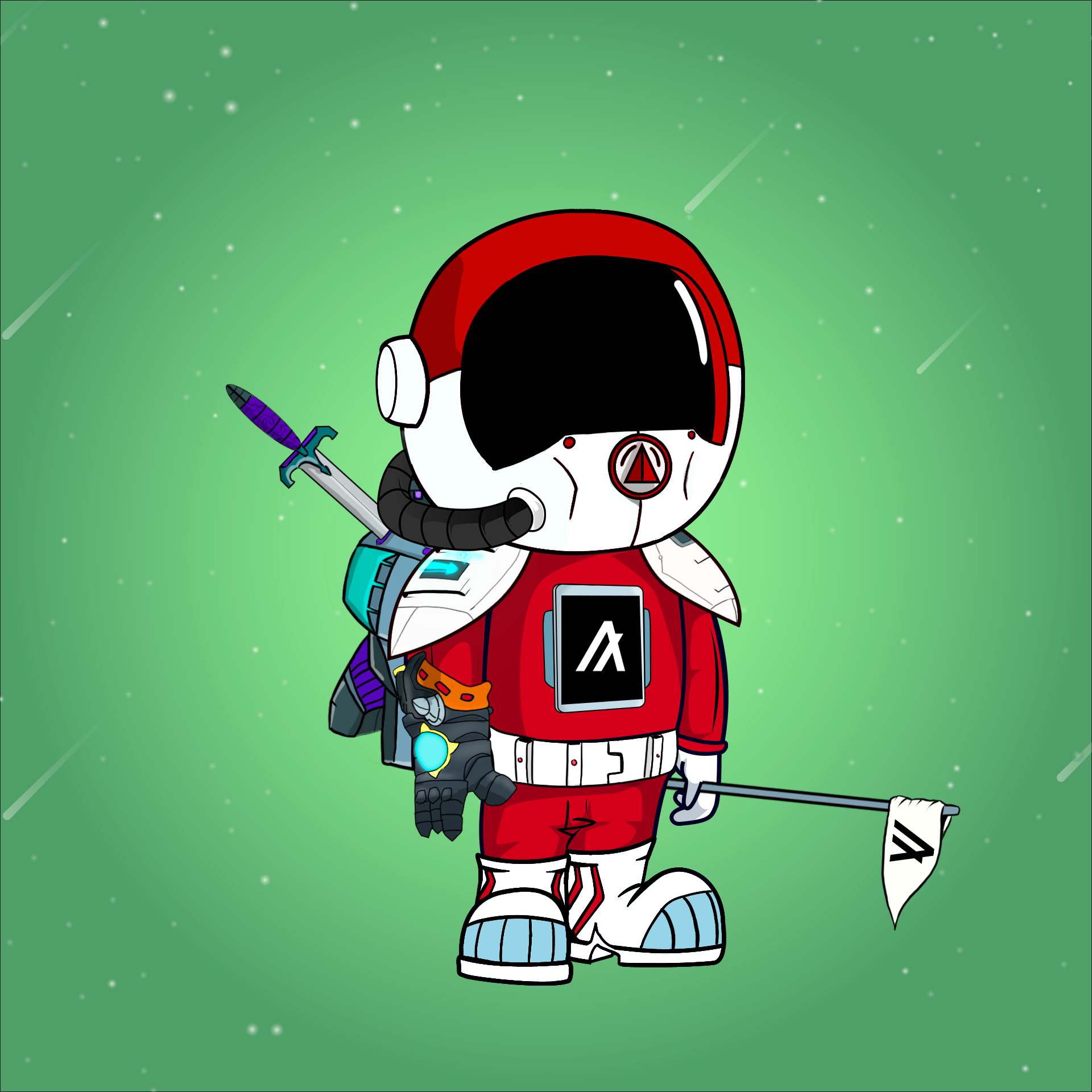 Galactic Astros #2054 NFT on Algorand