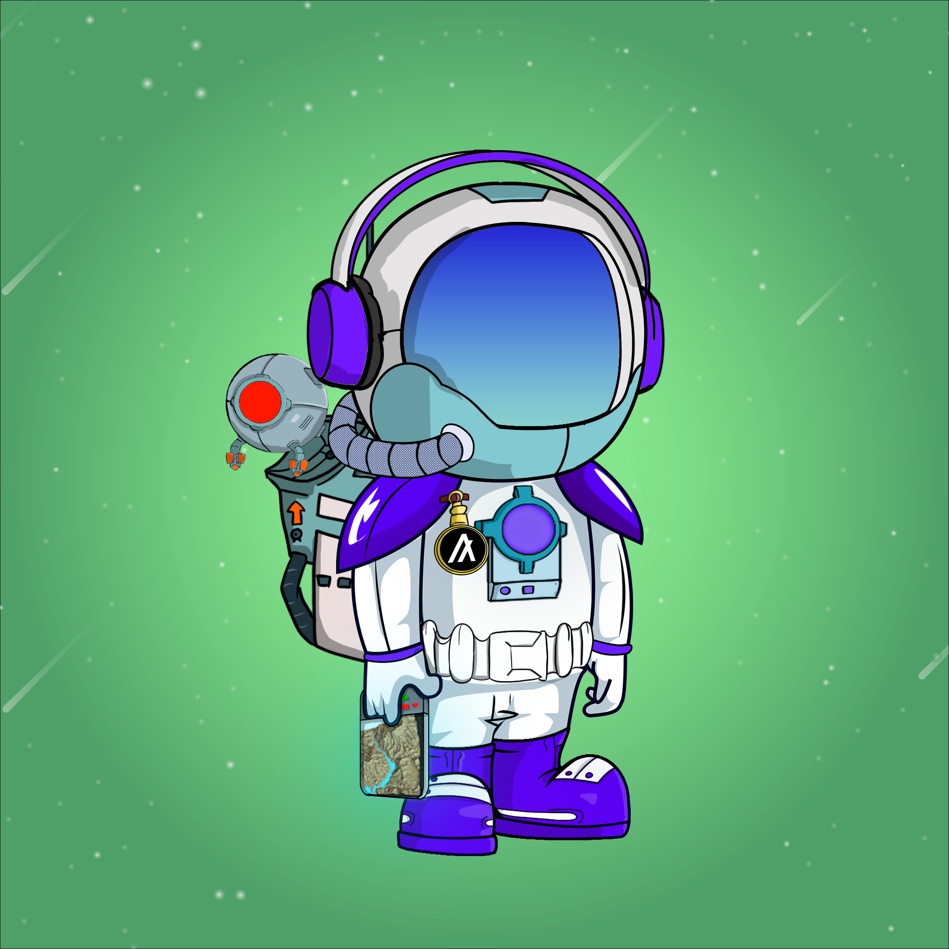 Galactic Astros #2097 NFT on Algorand