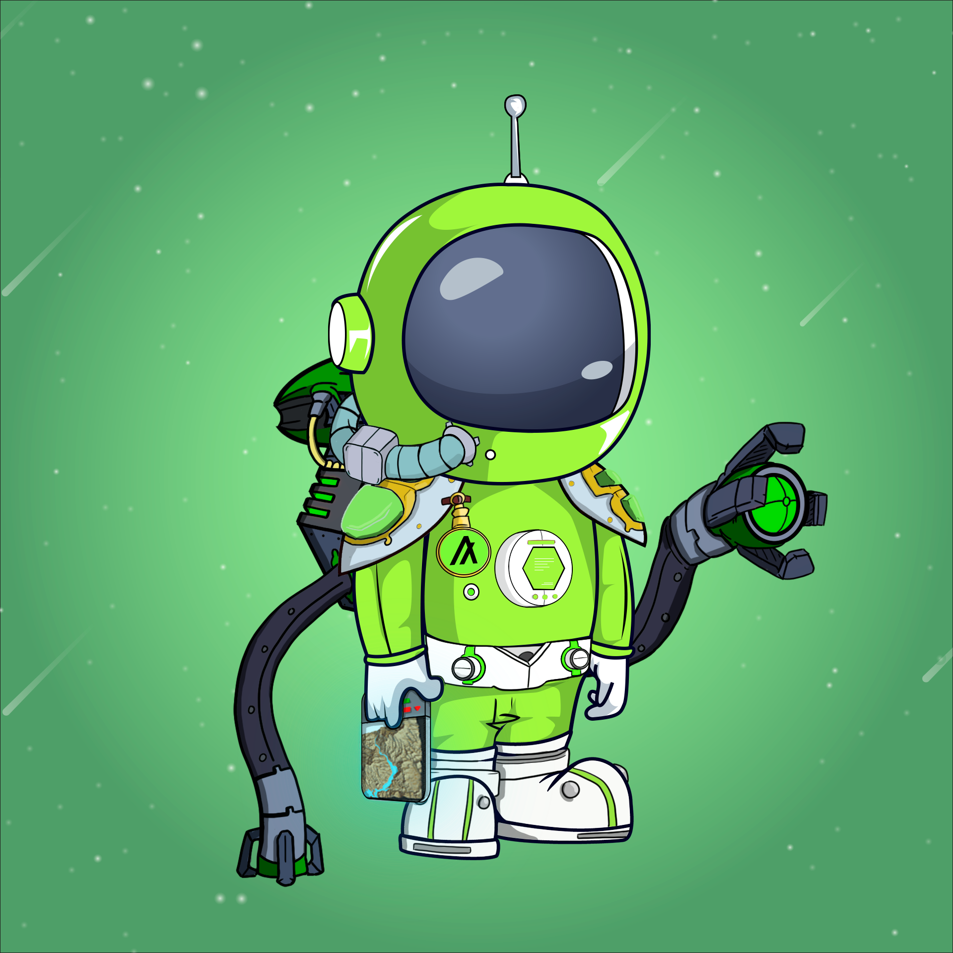 Galactic Astros #2258 NFT on Algorand