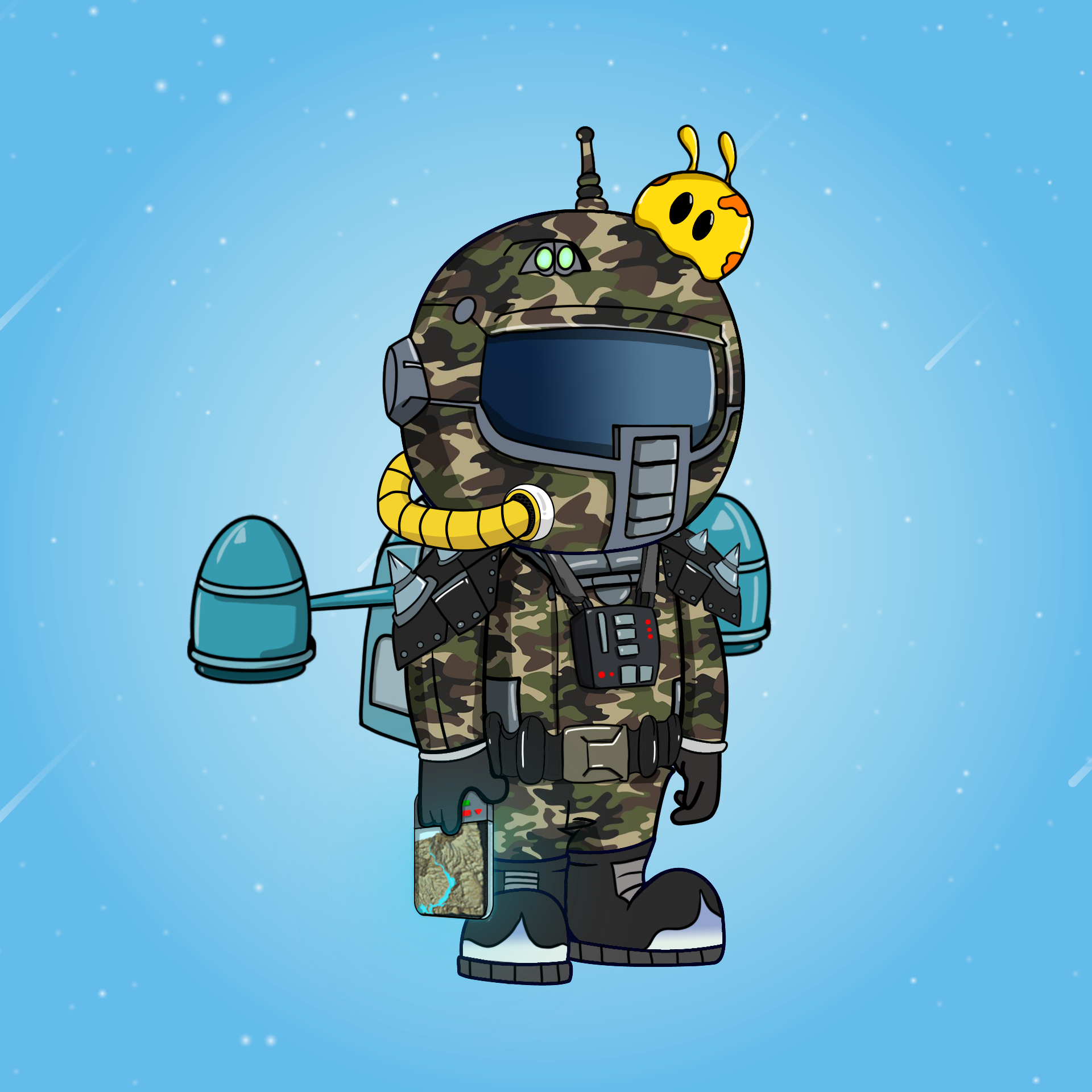 Galactic Astros #242 NFT on Algorand